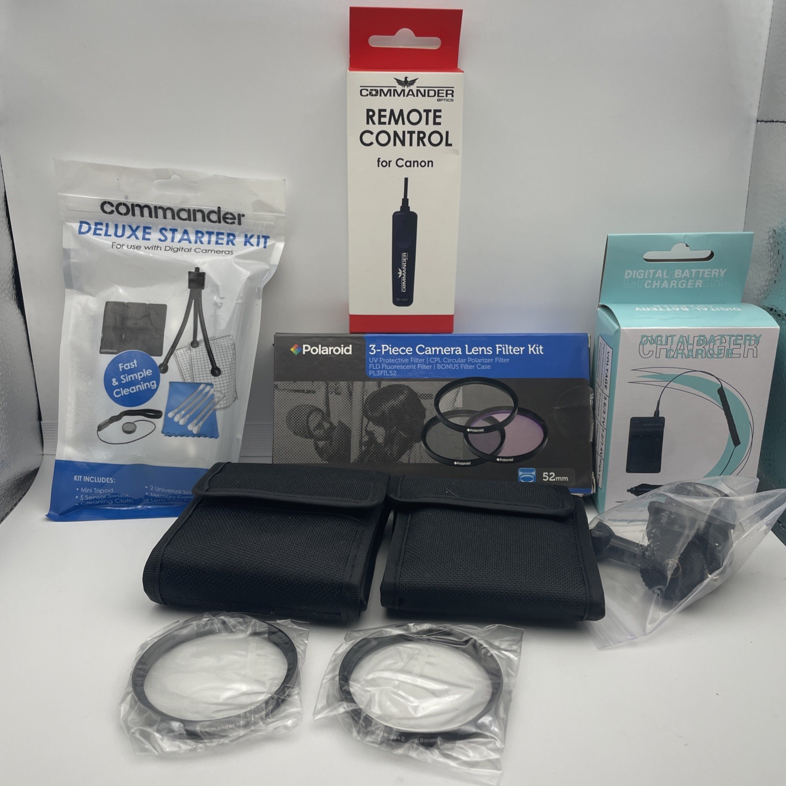 Camera Accessories Lot Macro Lenses, Filters And More! For 58mm And 52mm