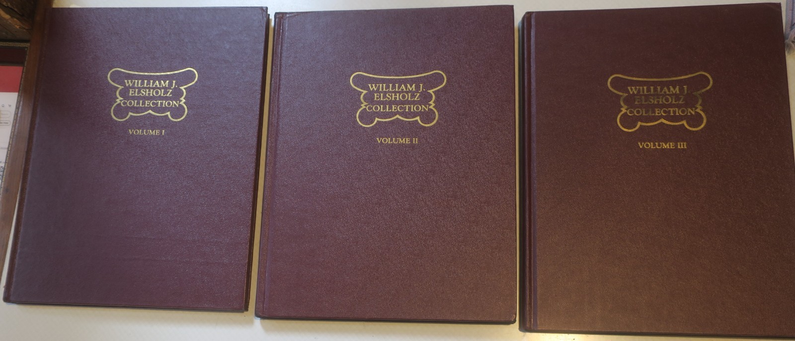 William J Elsholz Collection Early American Pattern Glass Auction Catalog 3 Vols