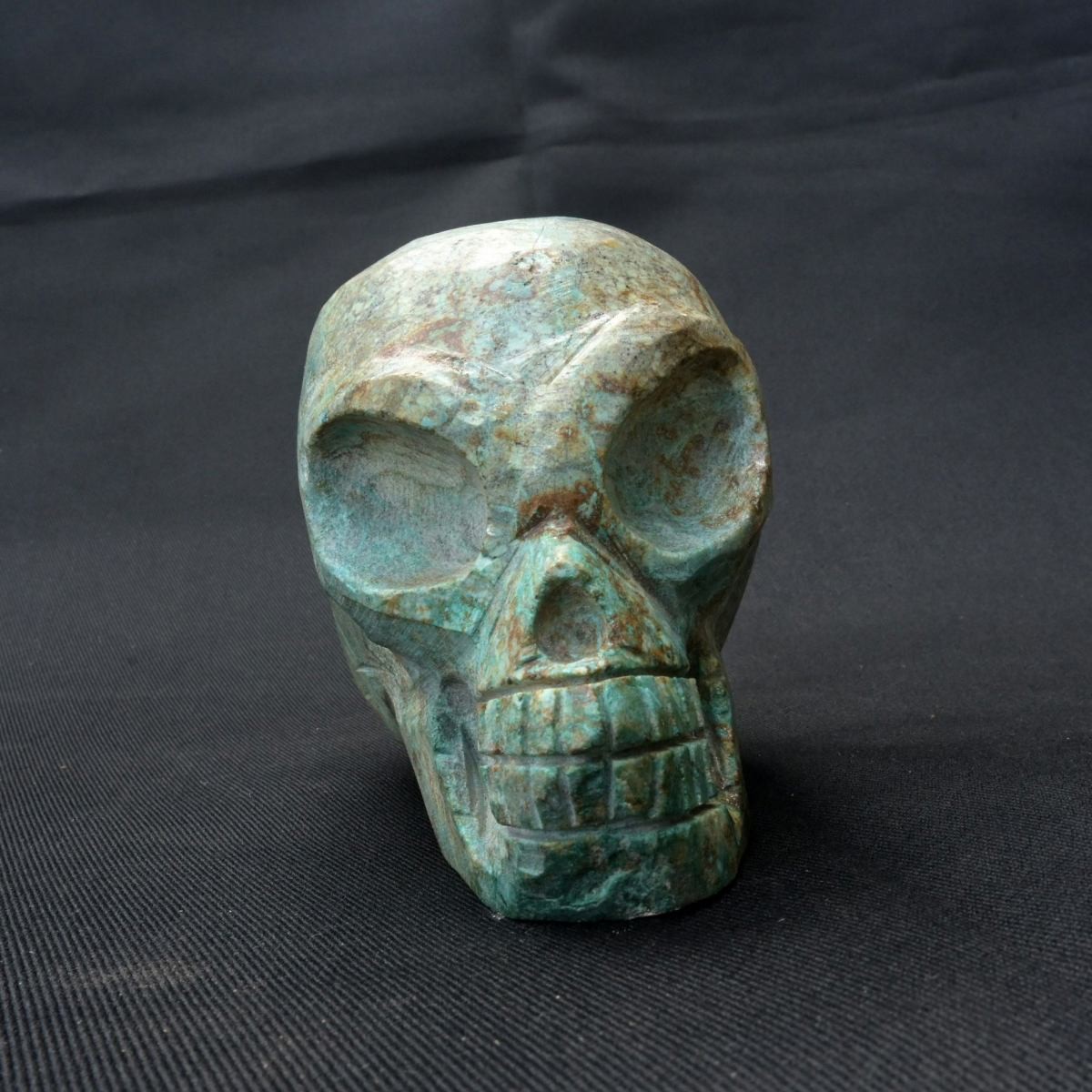 Turquoise Stone Skull - Unique Ritual Artifact