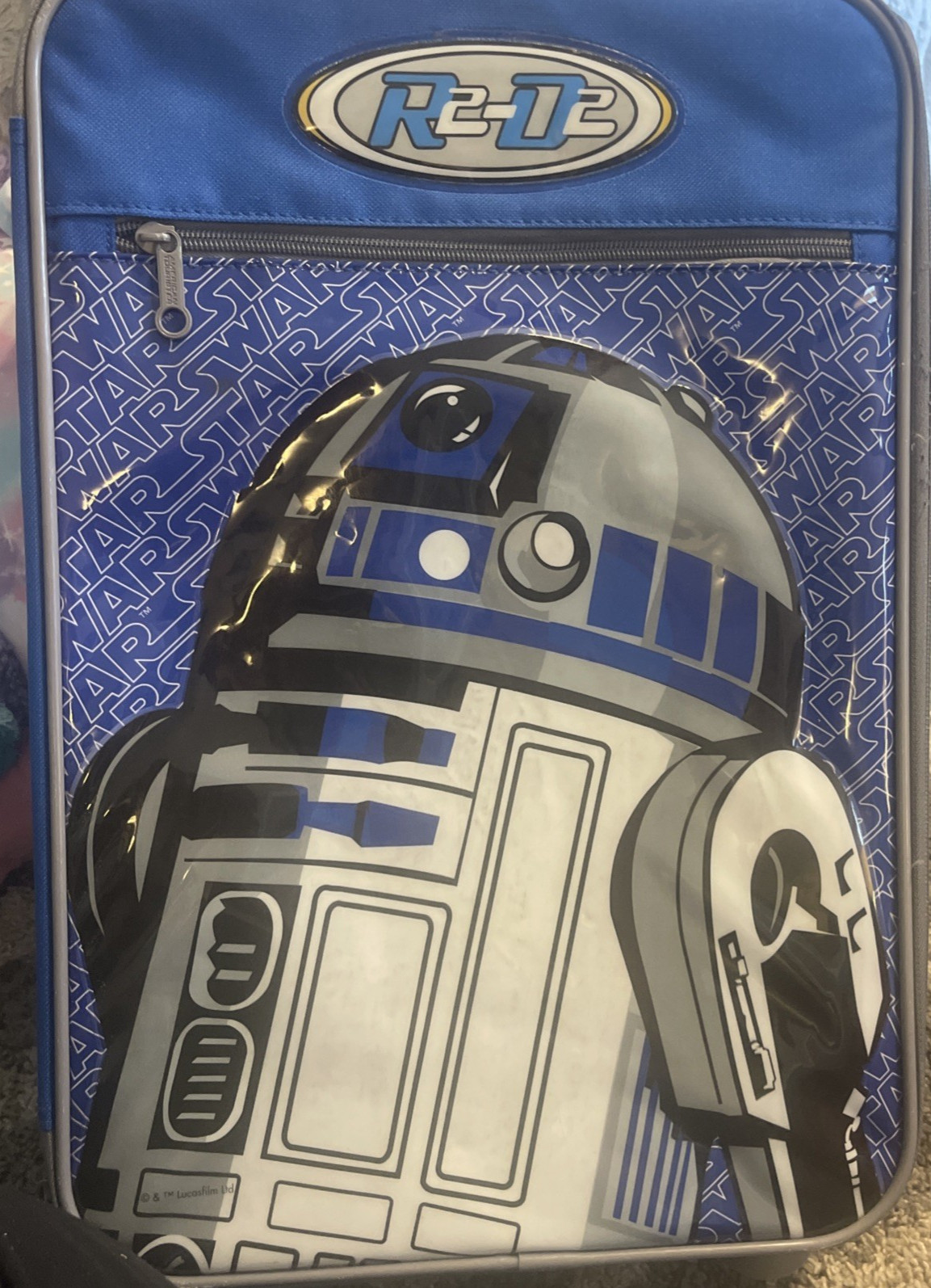 American Tourister Disney Star Wars R2D2 Soft Carry-On Luggage Suitcase 18x12x8