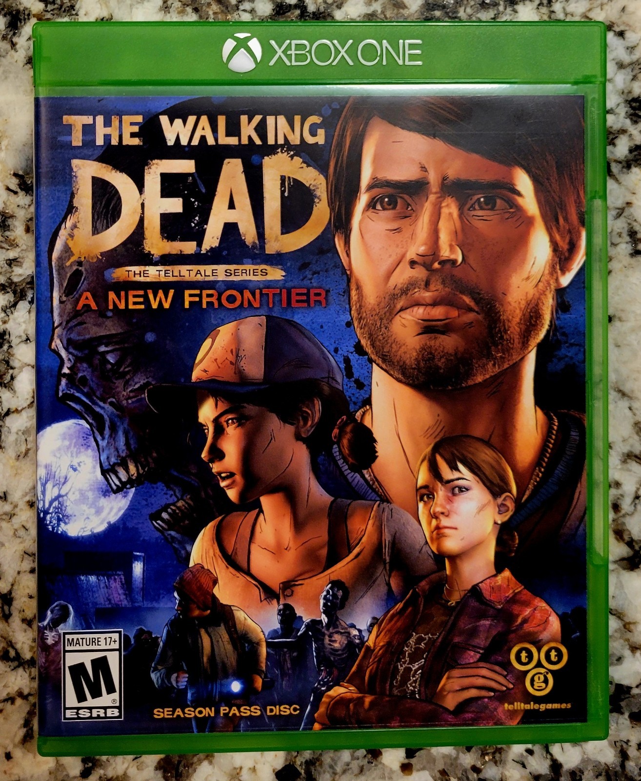 XBOX ONE: THE WALKING DEAD: NEW FRONTIER / CIB / MANUAL / TESTED/FAST SHIPPING 