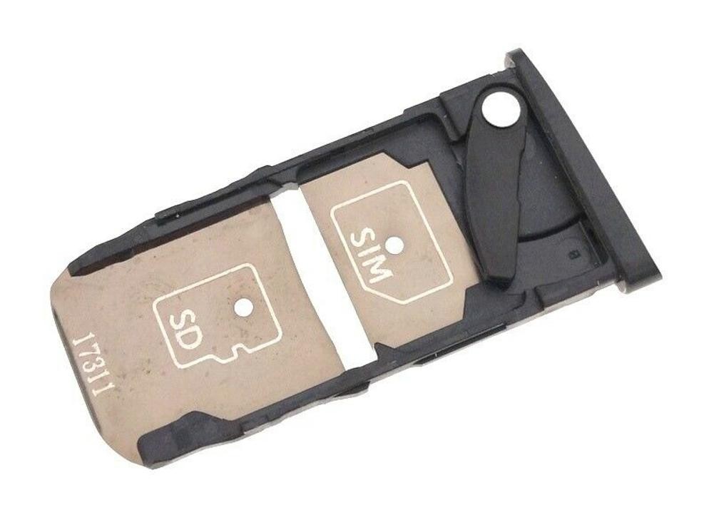 1Pc Black Replacement Micro SD SIM Card Tray for Motorola Moto Z Force nn