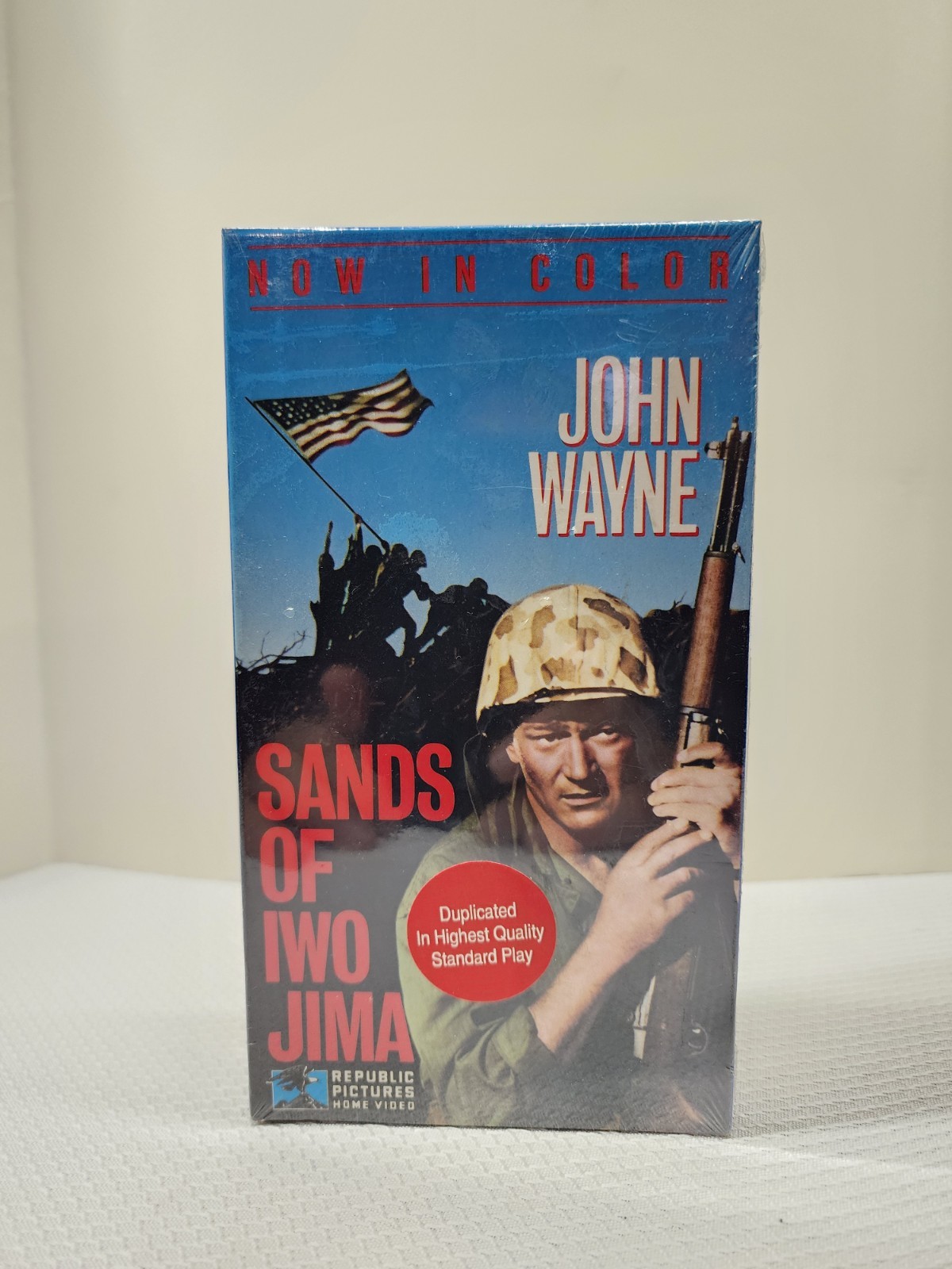 Vintage Sands of Iwo Jima VHS Tape New Sealed John Wayne