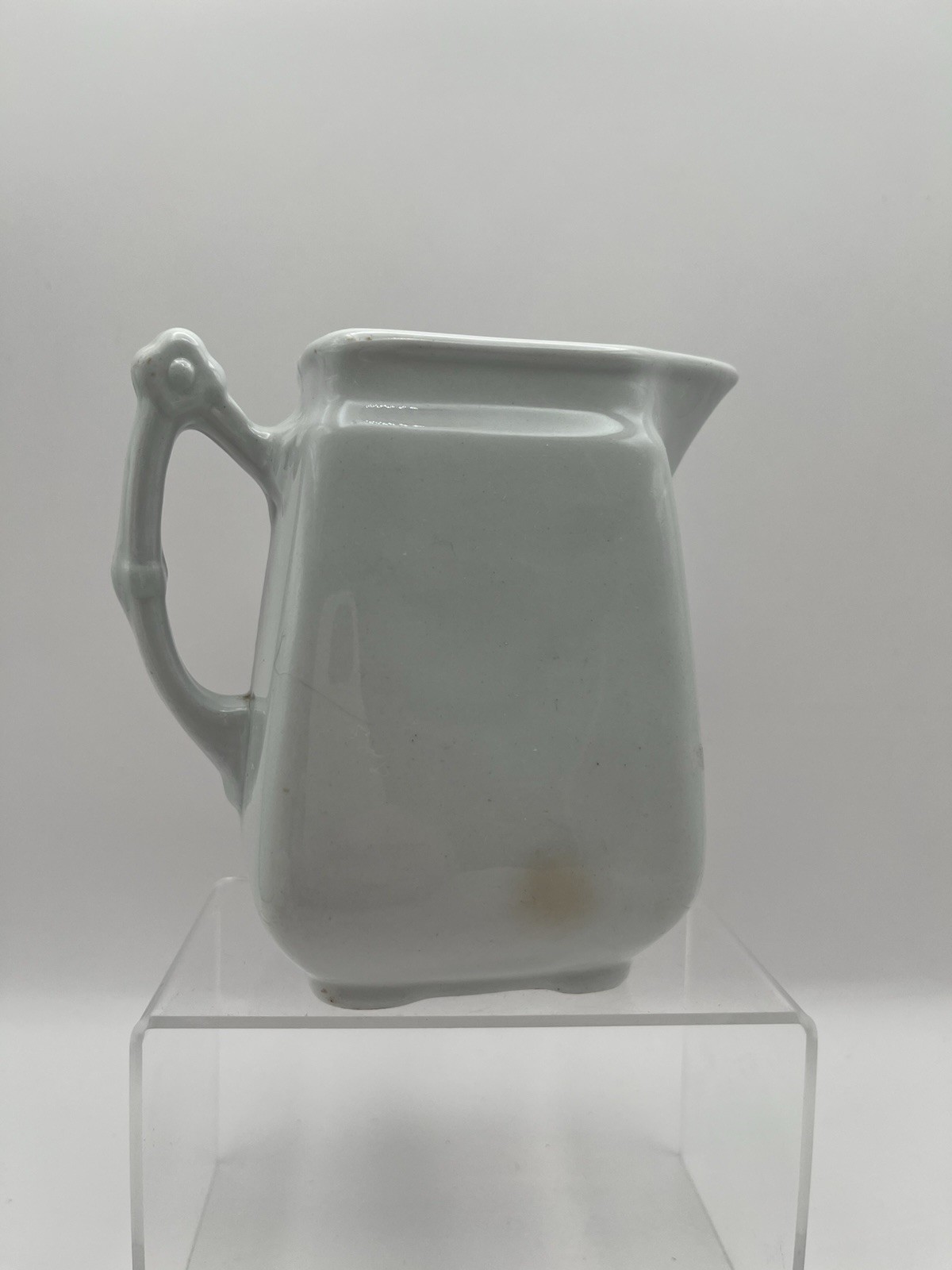 Vtg Ironstone Pitcher Johnson Bros Creamer Staining