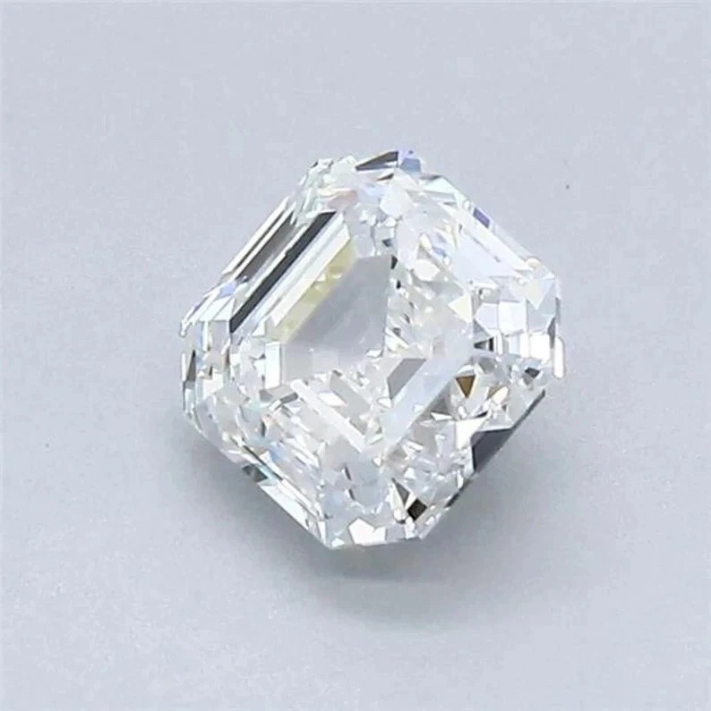 Lab Grown Natural D Color 3 Carat Asscher Cut Loose Diamond VVS1 Certified F482