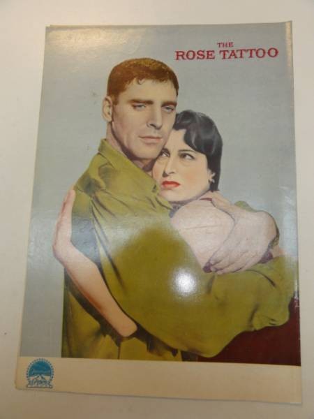 24941 Burt Lancaster Rose Tattoo pamphlet