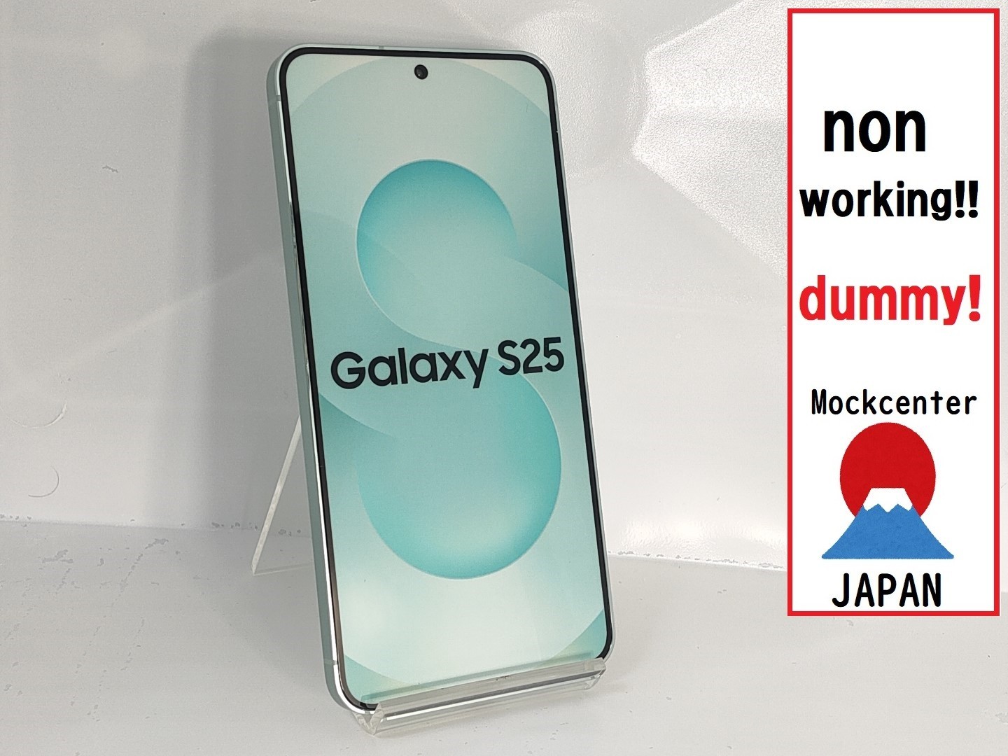 【dummy!】 Samsung Galaxy S25 （color mint） non-working cellphone
