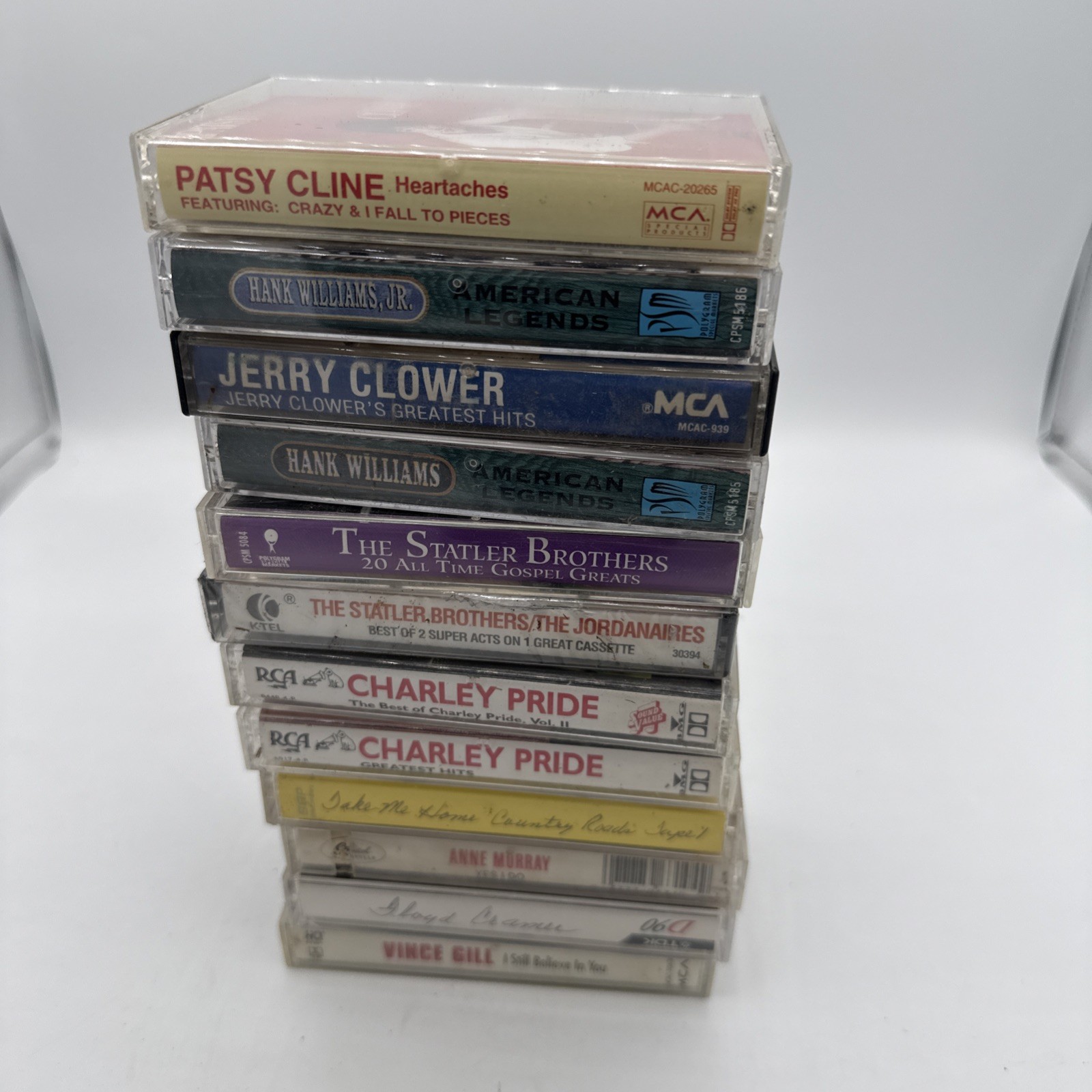 Various Country Artists Cassette Tapes Lot (read Below)