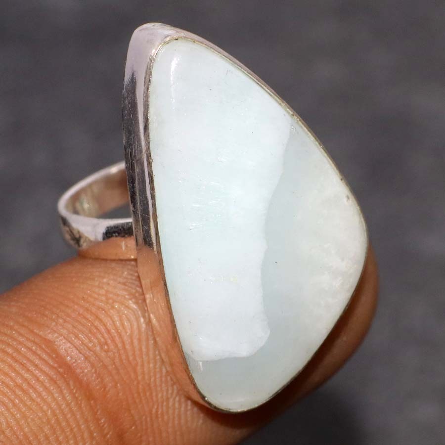 925 Silver Plated Hememorphite Ring US 7 Trending Gift MJ