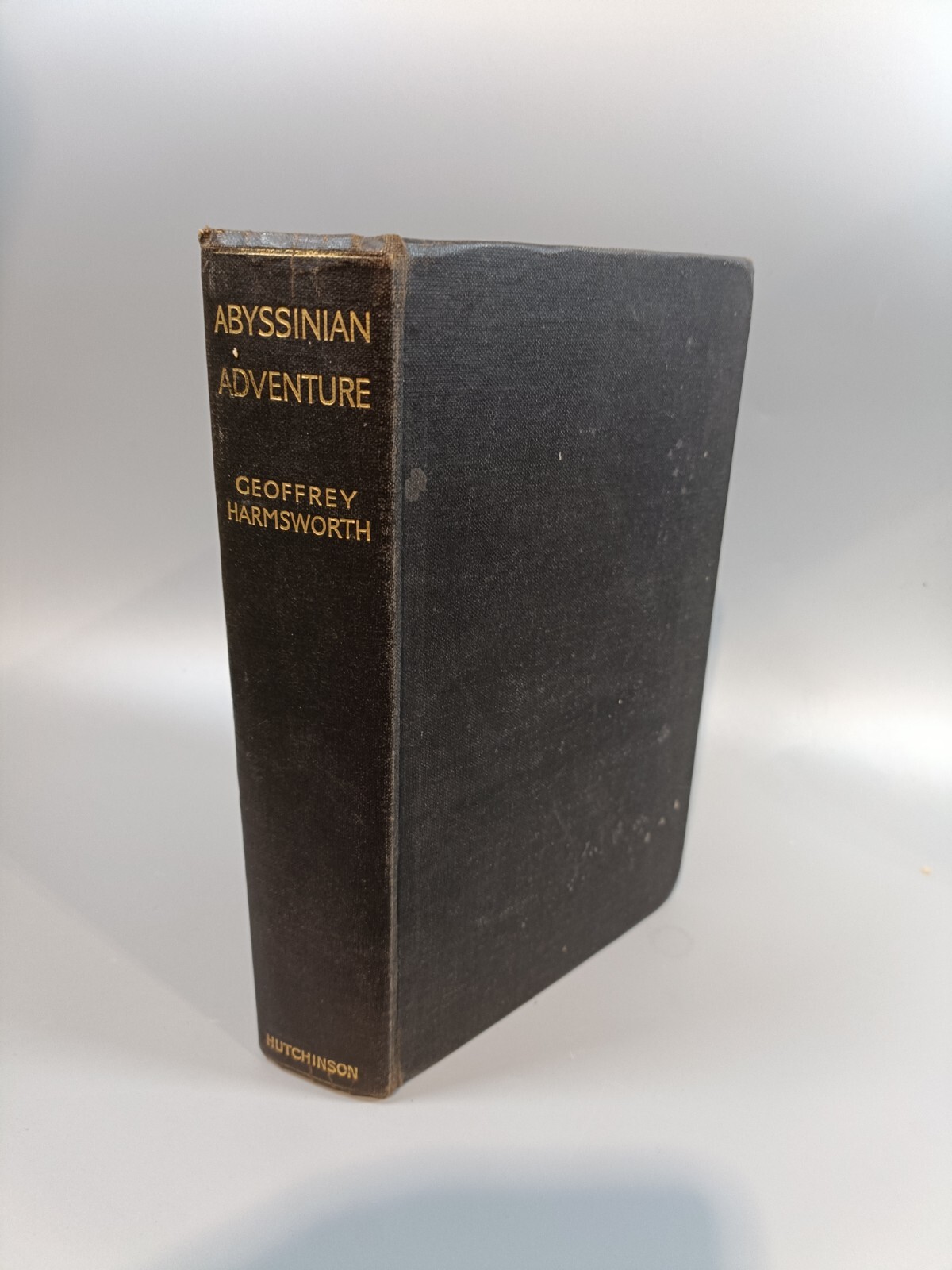 Abyssinian Adventure By Geoffrey Harmsworth First Edition 1935 Signed 