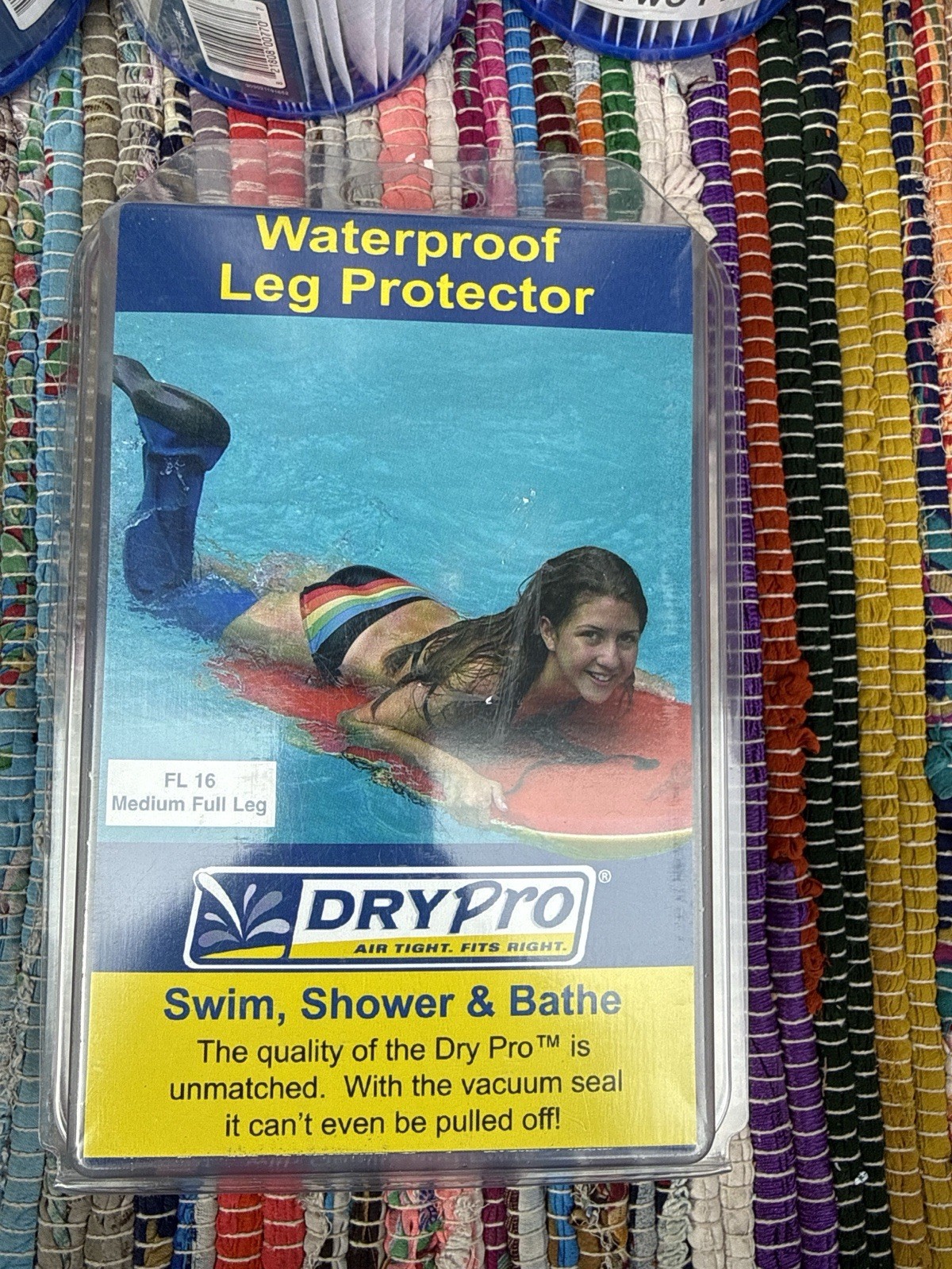 DryPro FL-16 Waterproof Cast Cover Medium Full Leg Swim Shower Bath