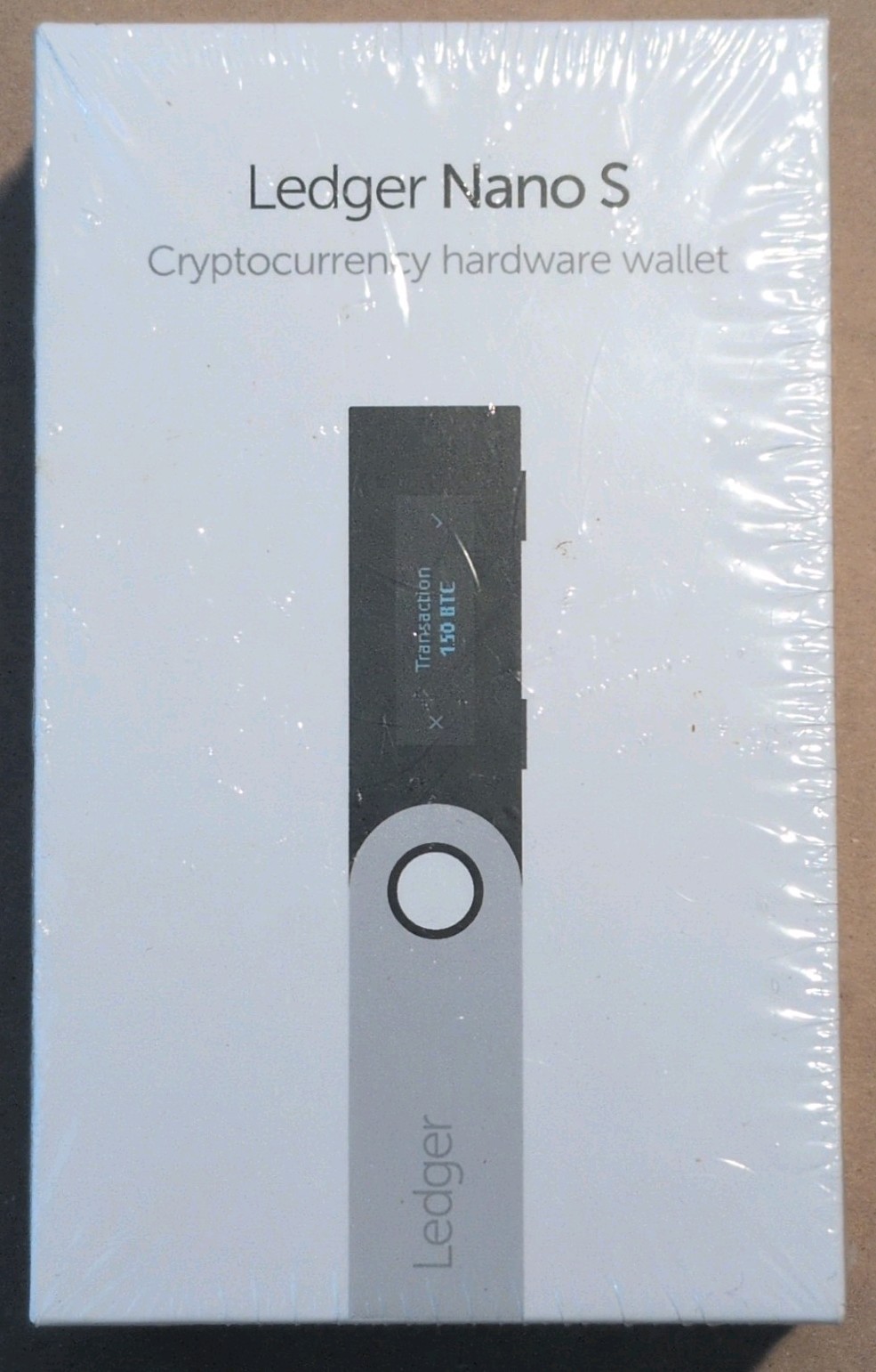 Ledger Nano S USB Cryptocurrency Hardware Wallet, Factory Sealed, NEW