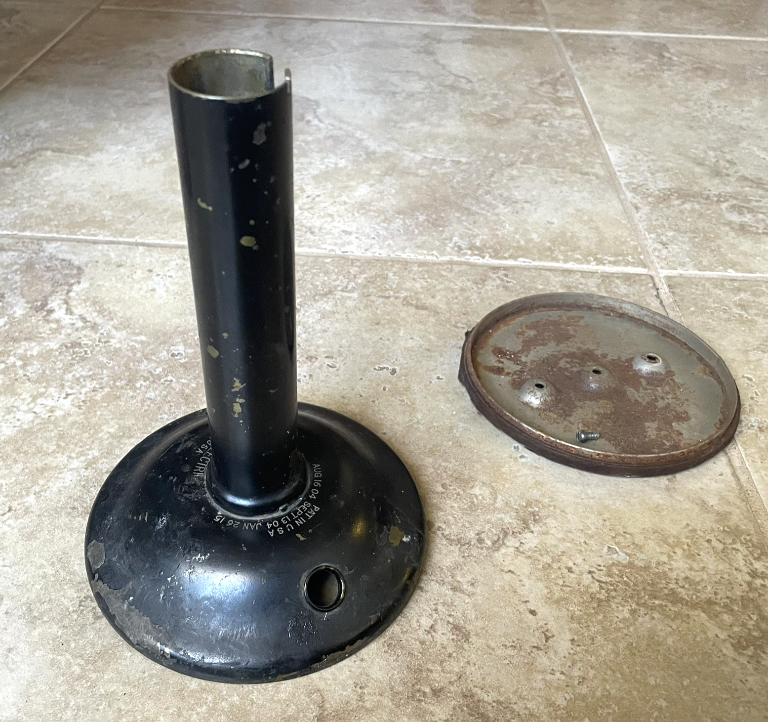 Western Electric Non-Dial Candlestick Telephone Base Assembly