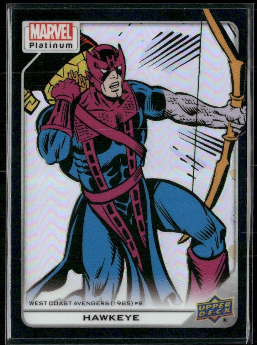 2023 Upper Deck Marvel Platinum Black Rainbow #105 - Hawkeye