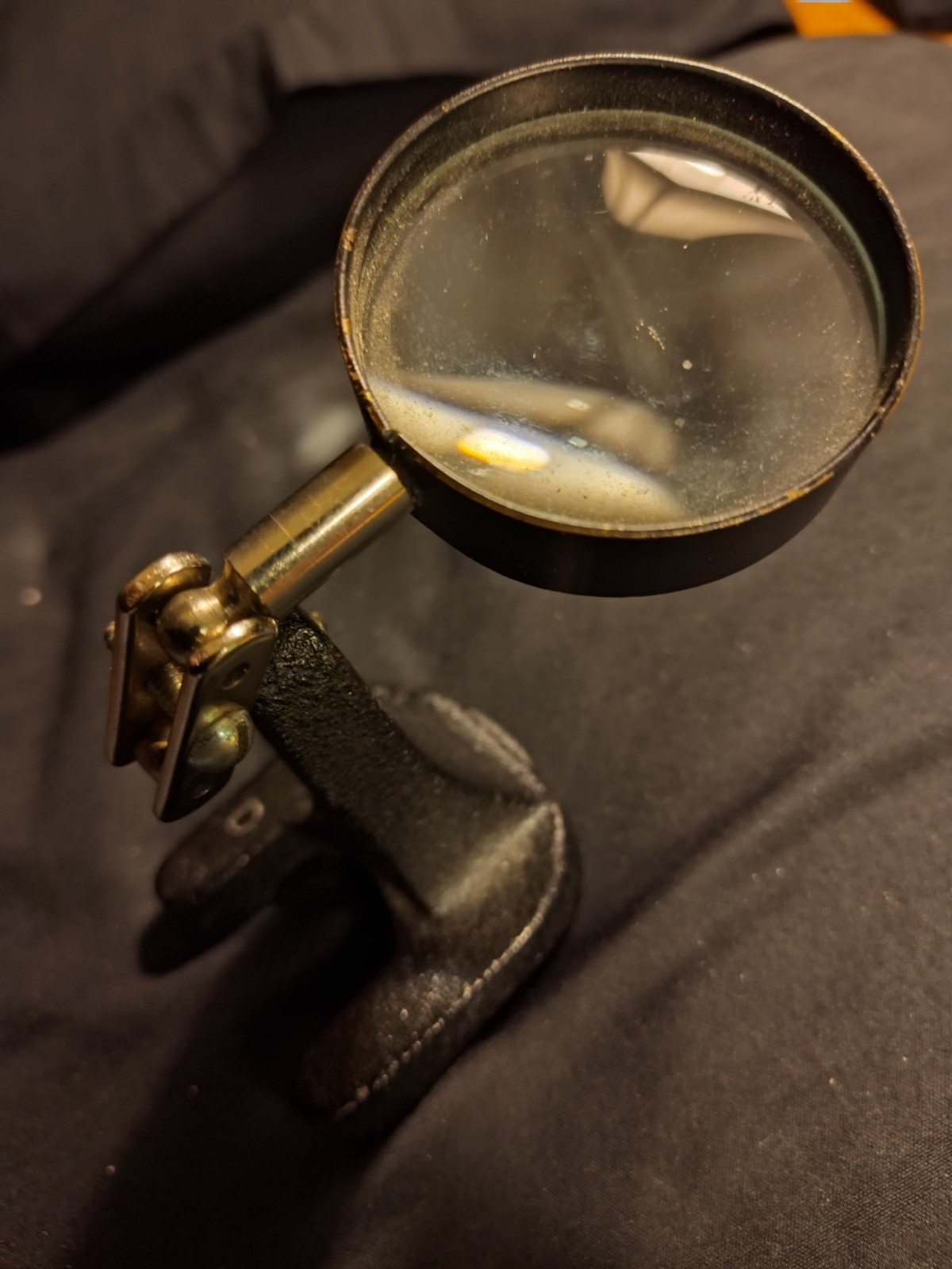 Vintage Atco Magnifier Cast Iron Base