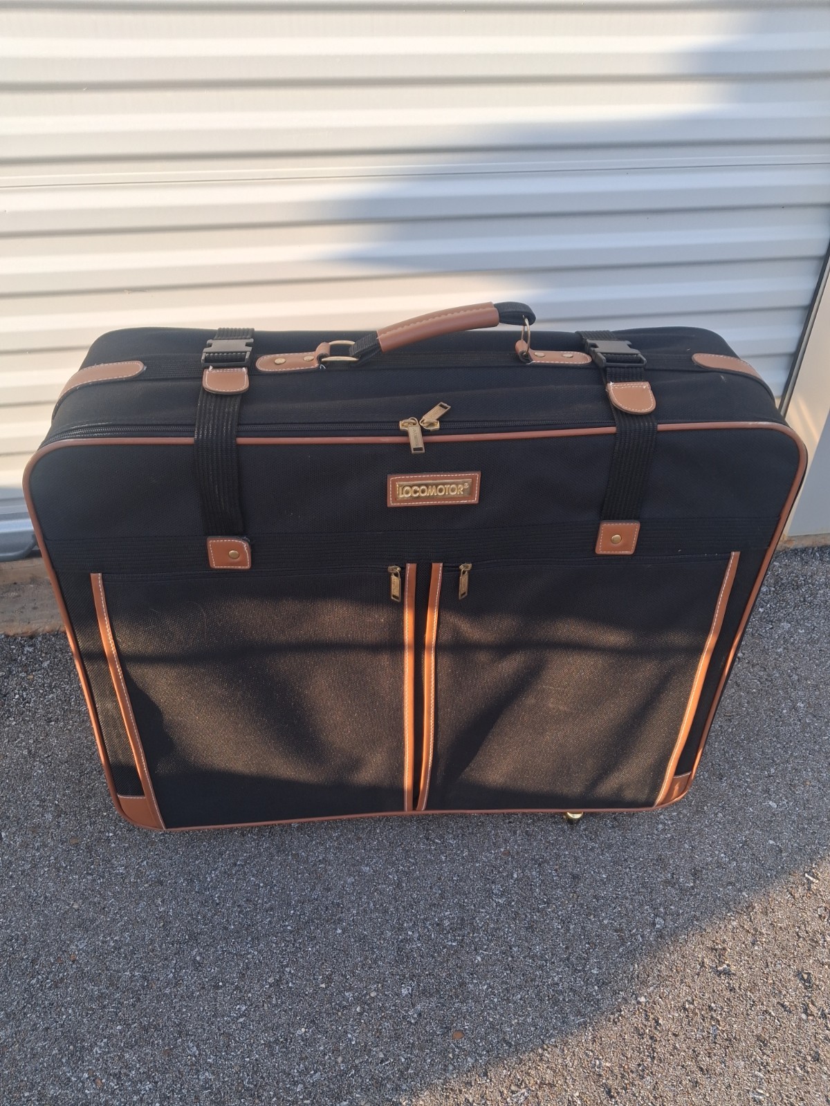 Vintage Locomotor Double Suitcases Set of 2 On Wheeles (Great Condition)