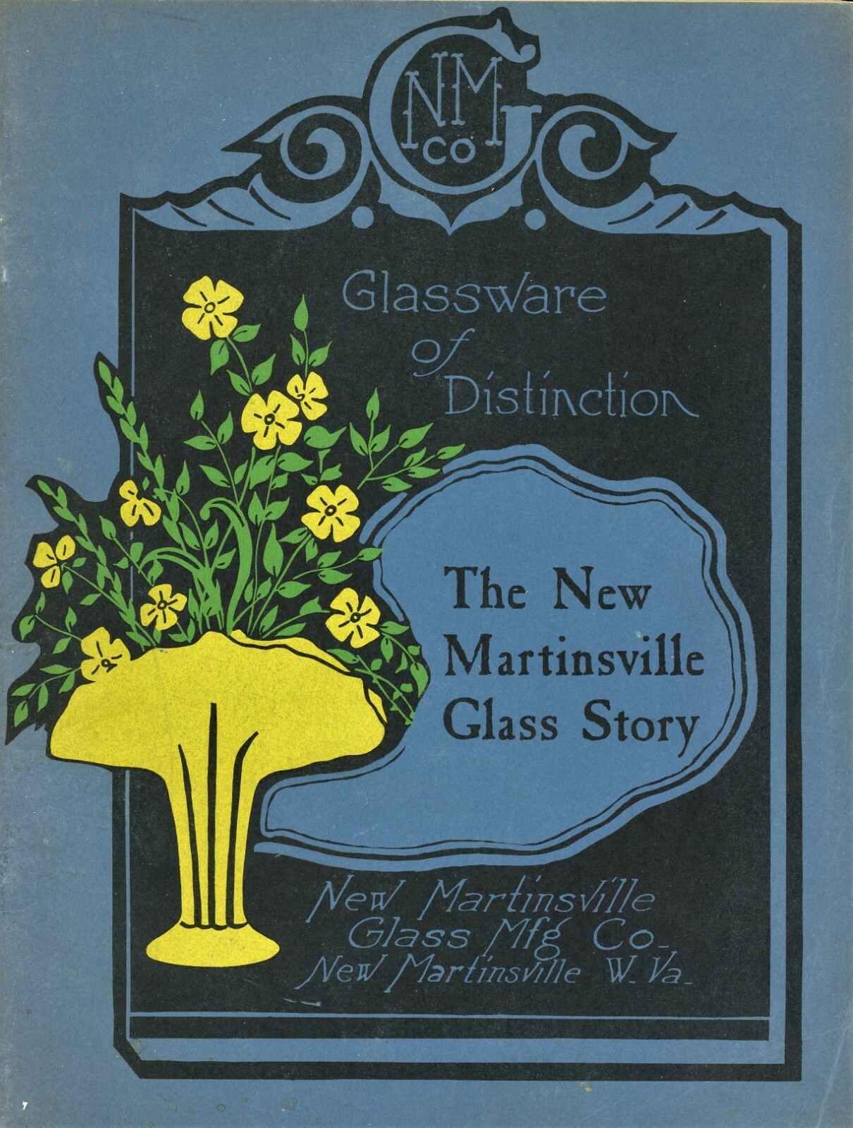 New Martinsville Art and Pressed Glass - History Patterns / Scarce Signed Book
