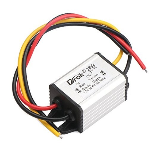  12V to 6V Reducer - Waterproof 12V to 6V Step Down Converter 12V-6V Converter