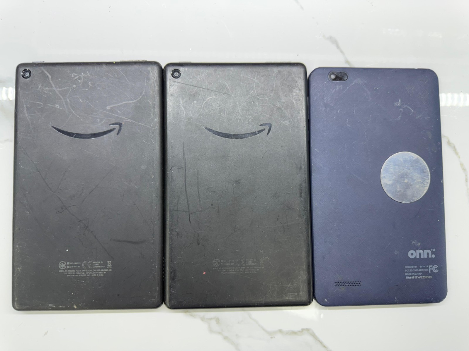 3 TABLETS FOR PARTS Amazon Fire 7 9th Gen - Amazon Fire 7 9th Gen - Onn 10002619