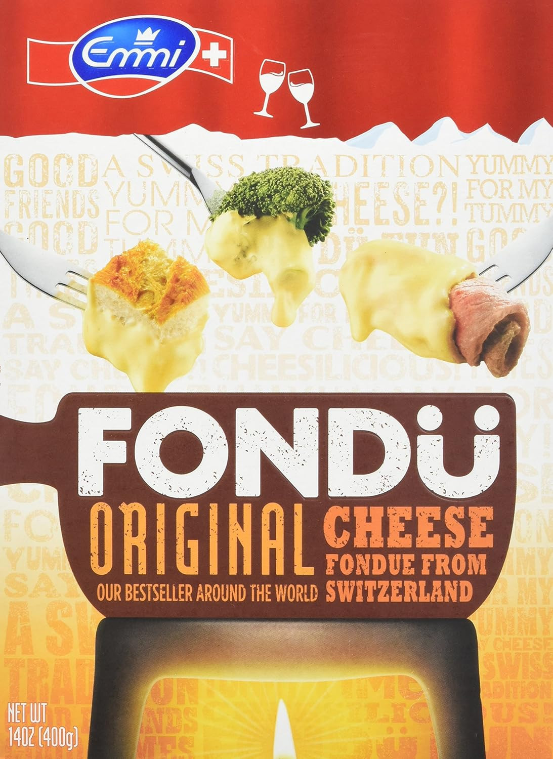 Fondue Suisse Swiss Fondue Cheese Ready to Use 400G