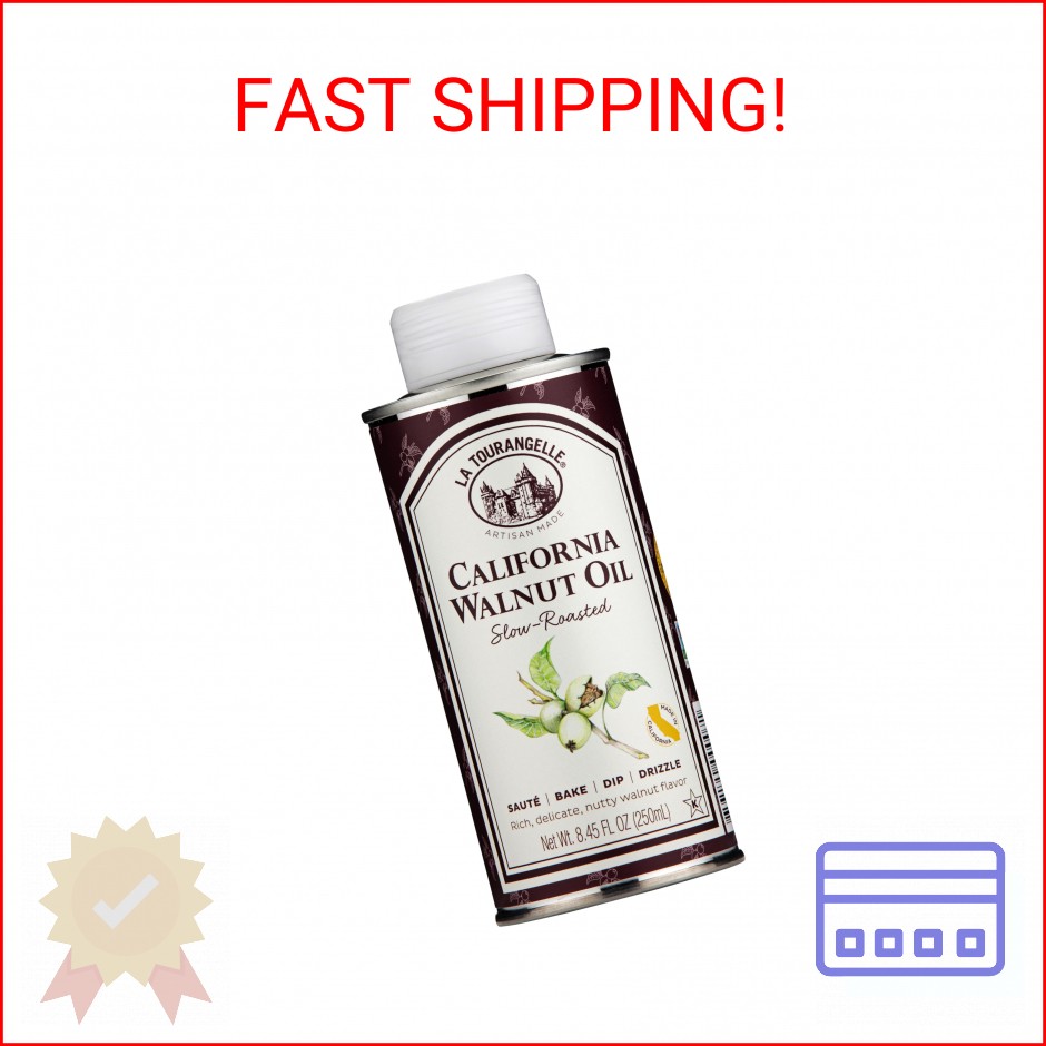 La Tourangelle, Roasted Walnut Oil, Plant-Based Source of Omega-3 Fatty Acid, Co