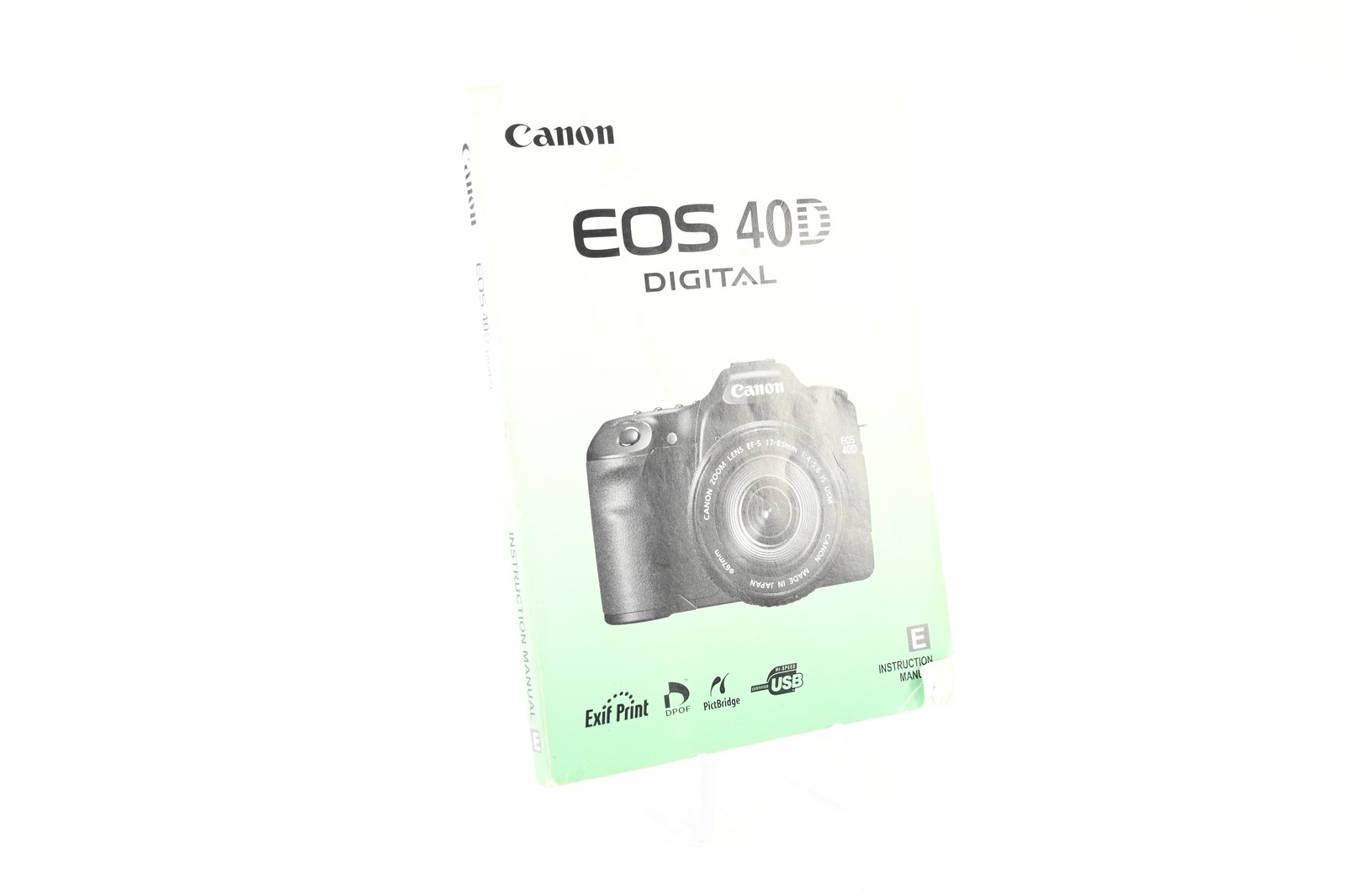 EOS 40D Digital Instruction Manual Guide Book #G057