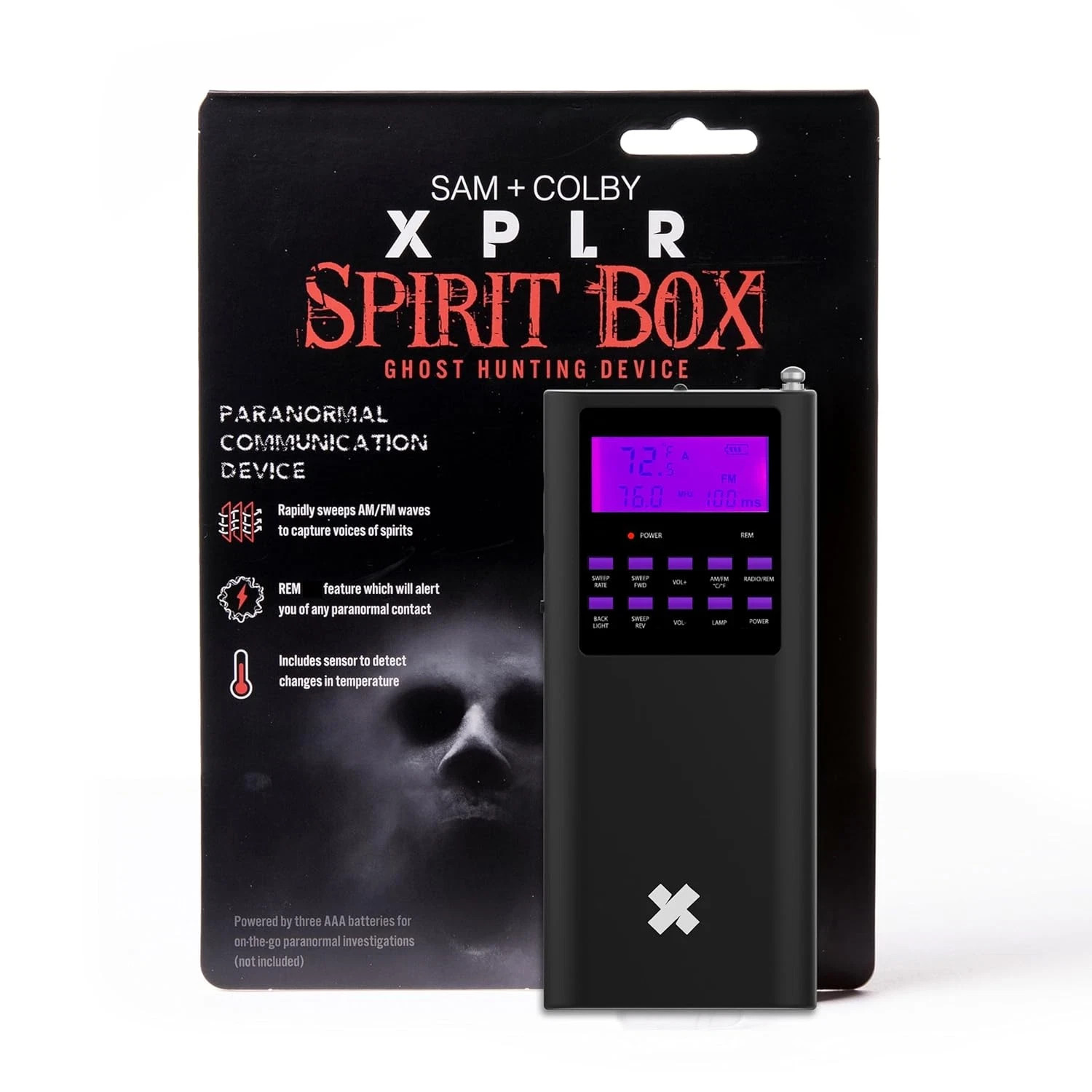 Sam and Colby XPLR Spirit Box | Paranormal Detection Equipment; Haunted Survival