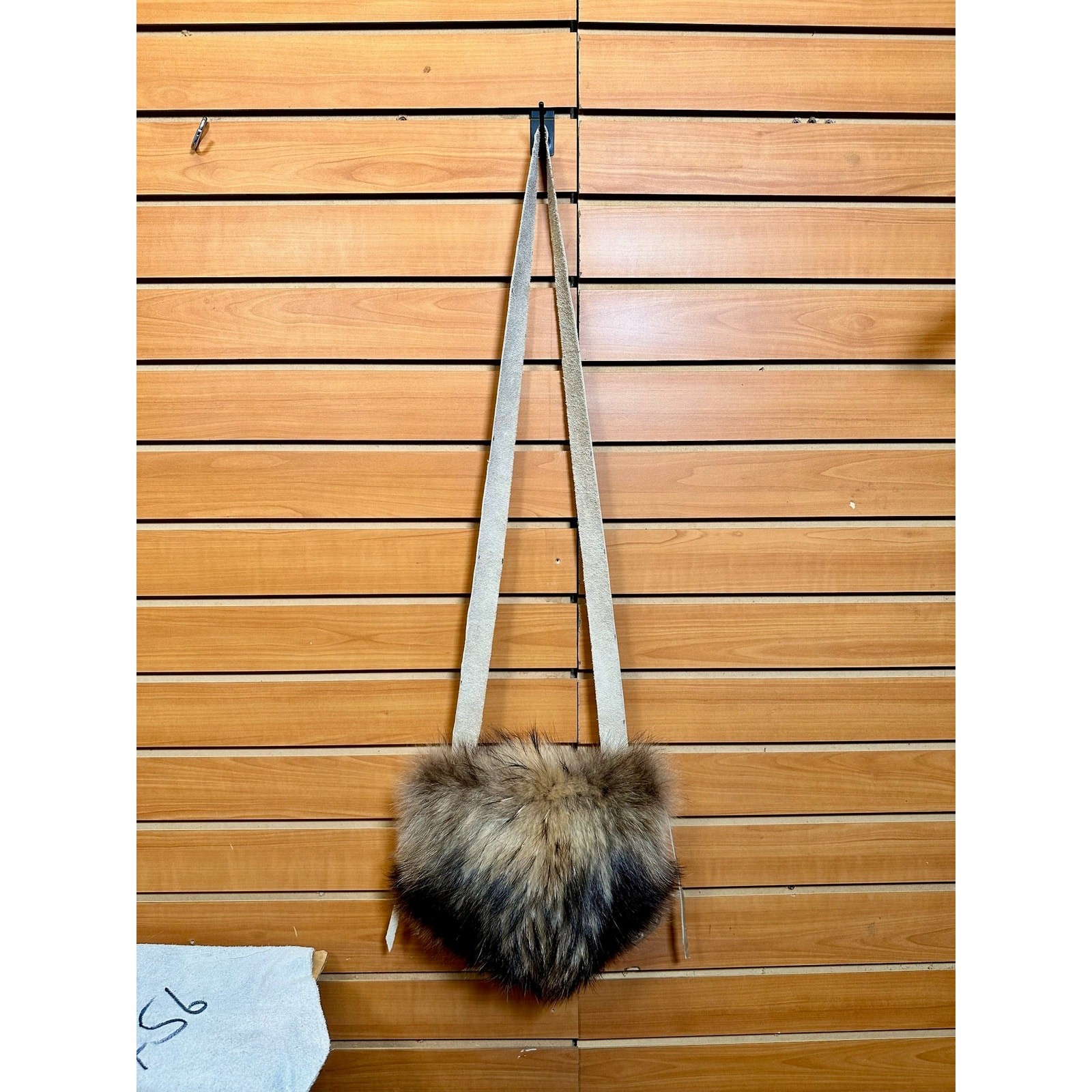 FH223- real fur purse Native American