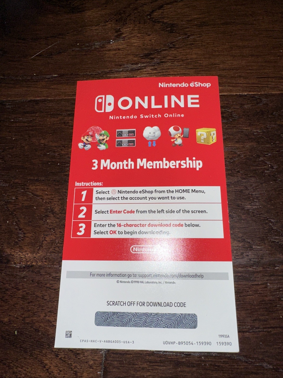 3 Months Membership for Nintendo Switch Online / Nintendo eShop / READ
