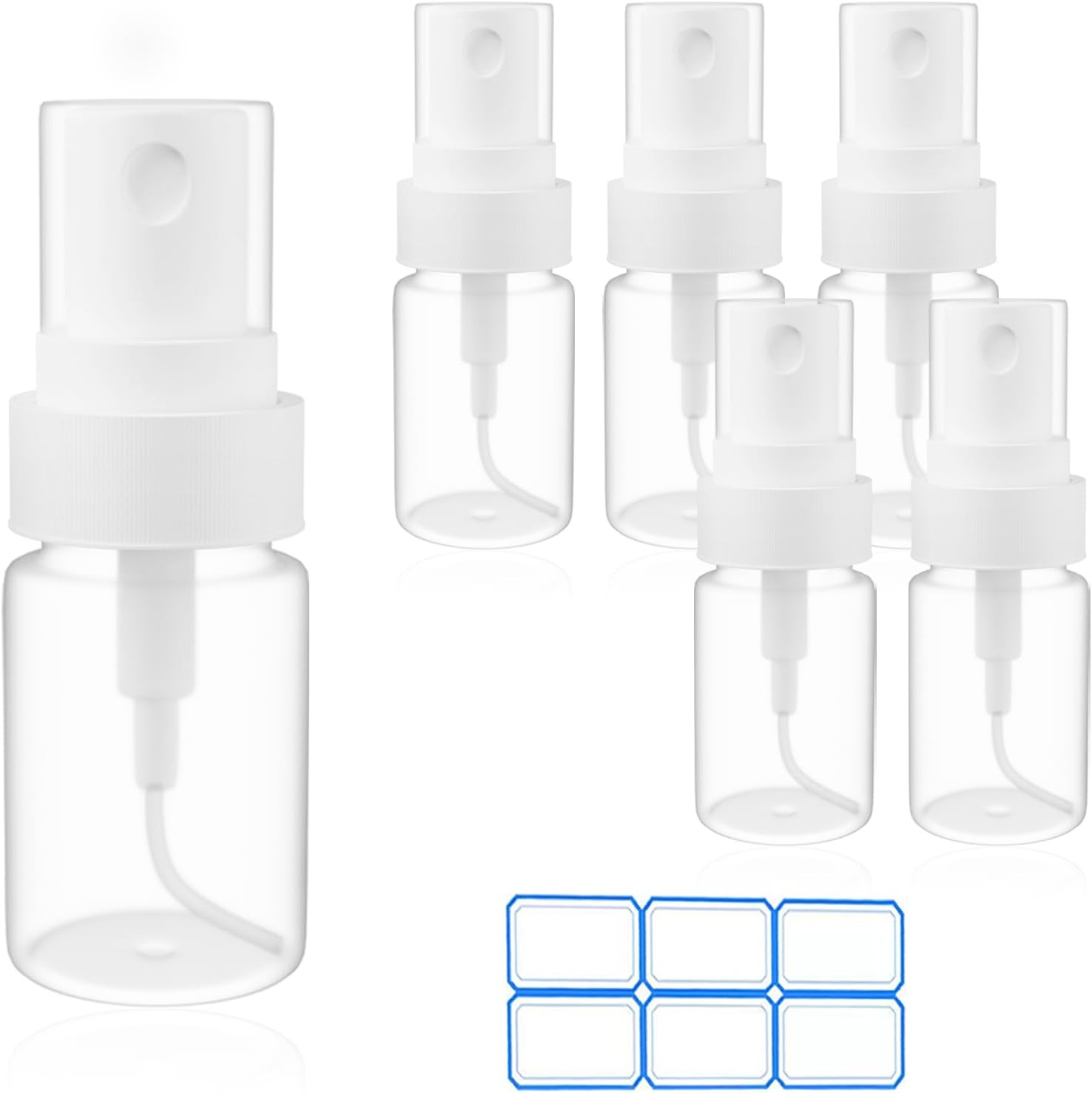 6 Pack 0.17 Oz (5Ml) Mini Perfume Travel Refillable Bottles, Fine Mist Refillabl