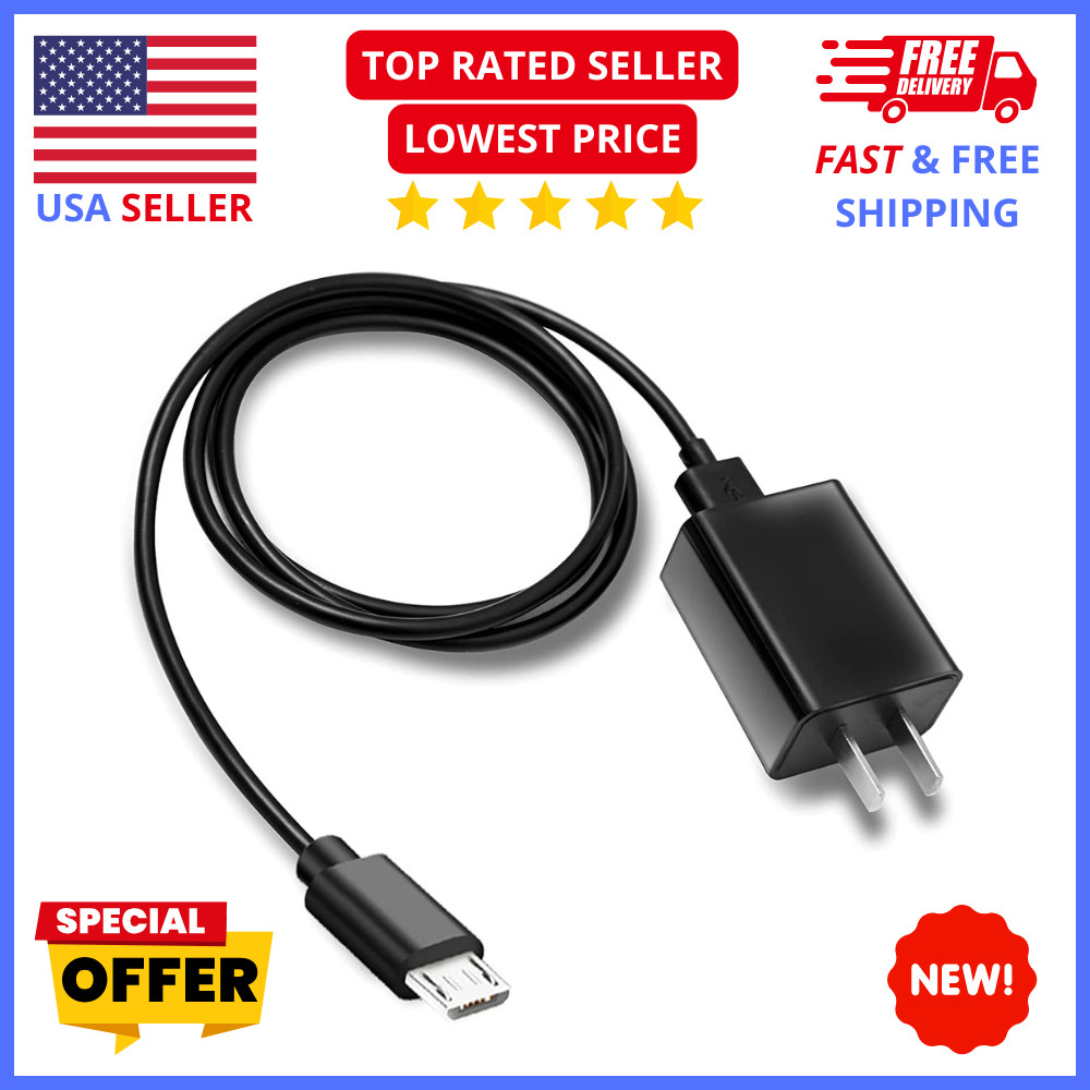 Micro USB Charging Cable Wall Adapter 3FT for Beats Sony Speakers