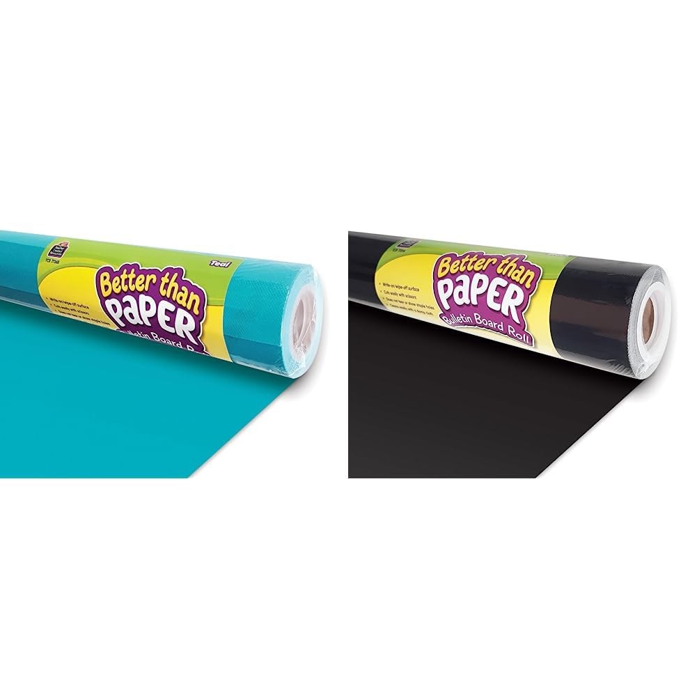 Teal Better Than Paper Bulletin Board Roll – Durable, Wrinkle-Free Display
