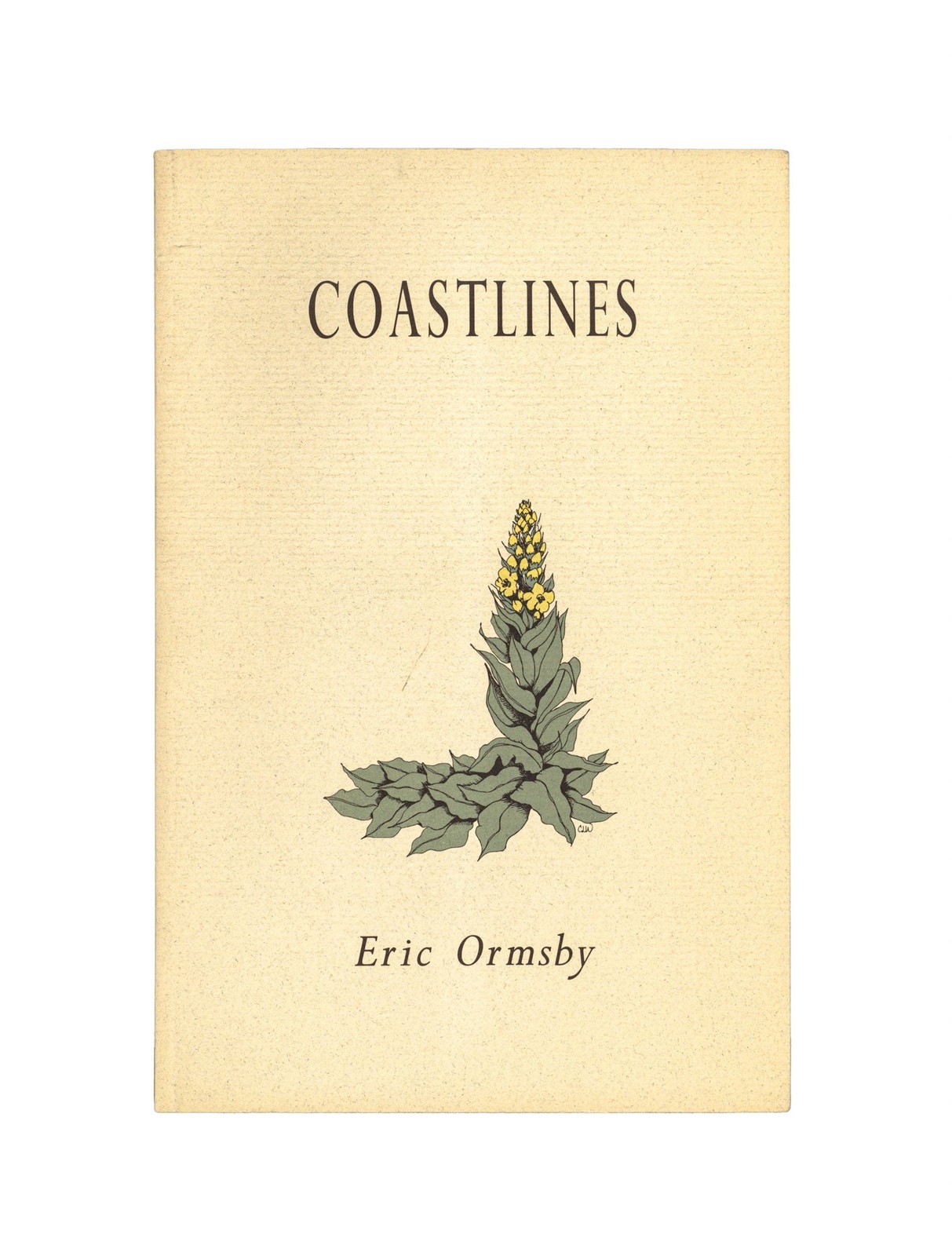 Eric Ormsby – Coastlines. (inscribed and signed) – Inscribed and signed – 1992