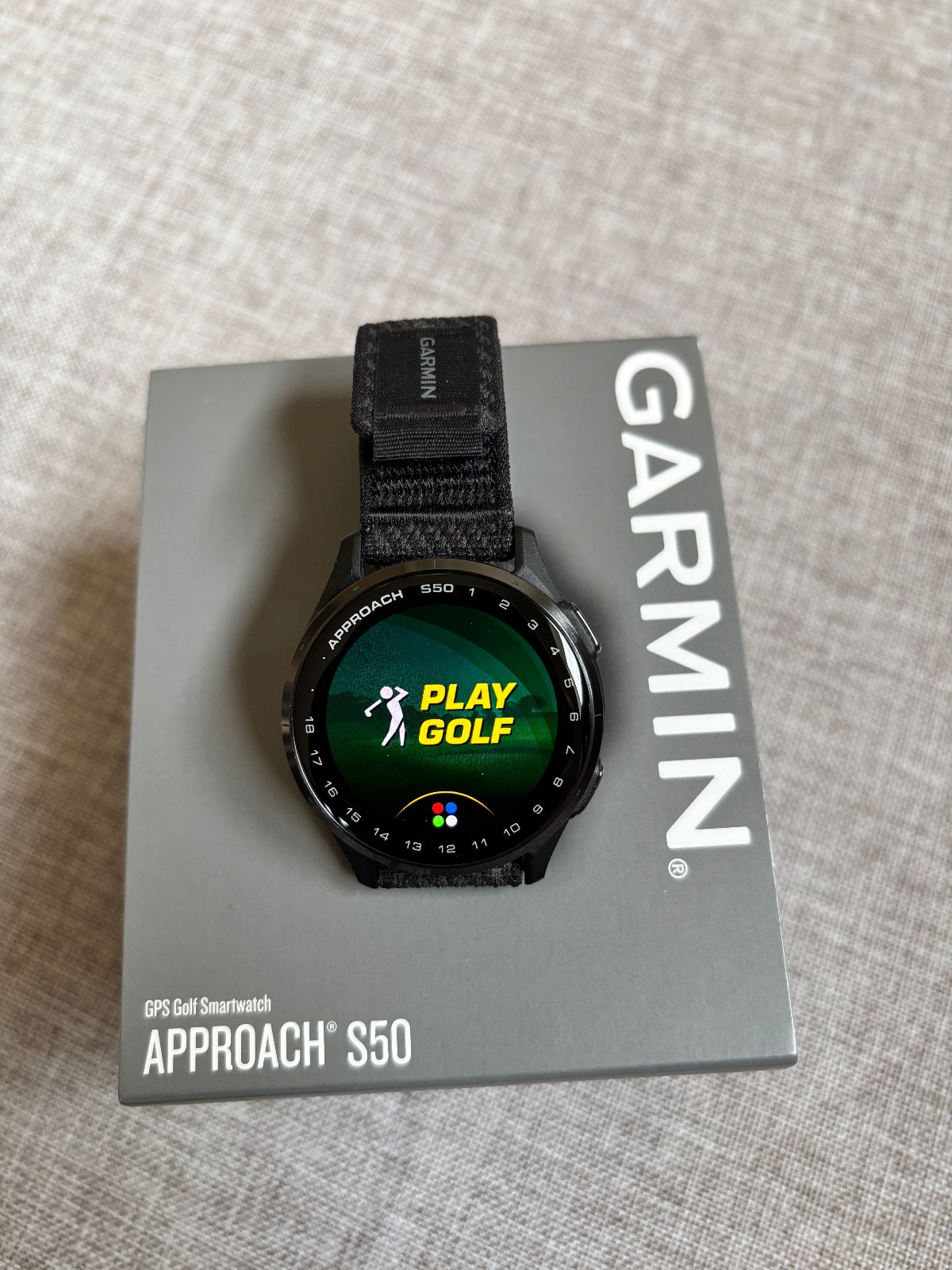 garmin approach s50 gps golf watch