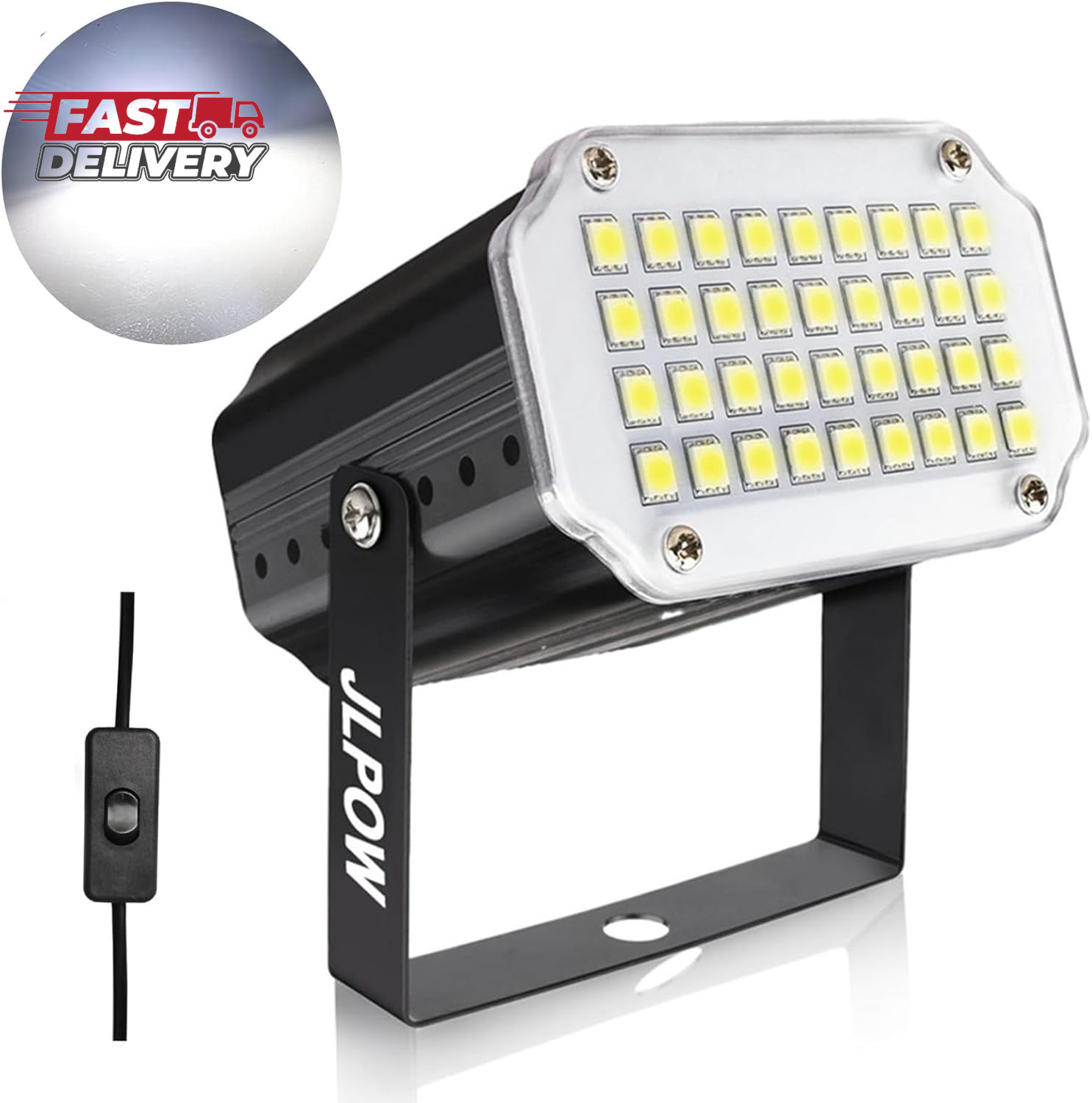 Halloween White Strobe Light,Super Bright 36 LED Mini Strobe Lights for Party So