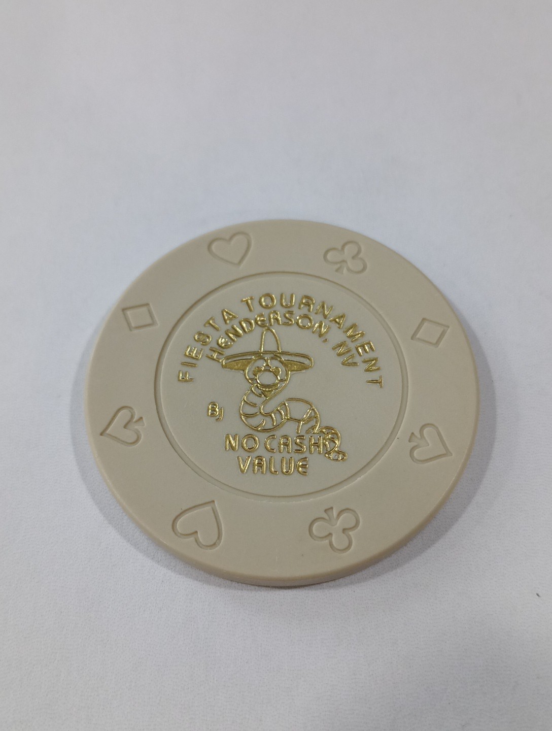 FIESTA CASINO HENDERSON, NEVADA NCV WORM CHIP GREAT FOR ANY VINTAGE COLLECTION!