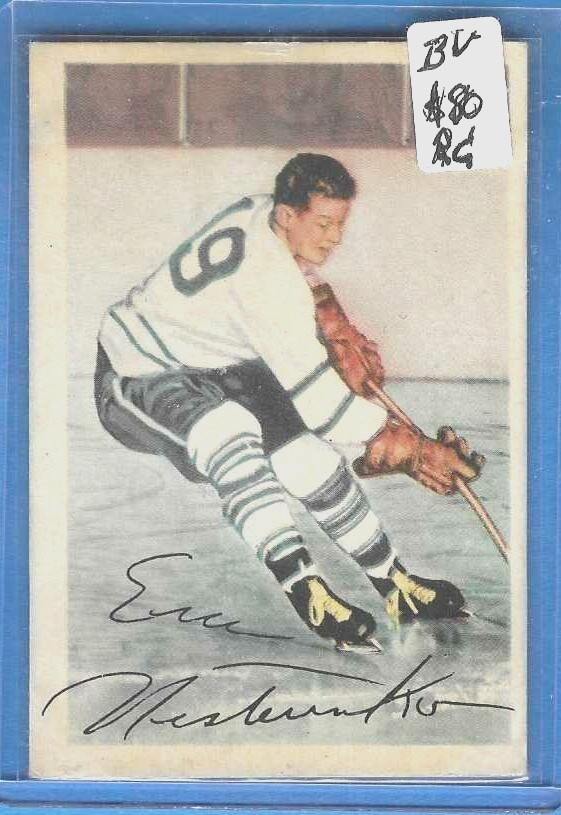 **ERIK NESTEREKO**53-54 Parkhurst #10 ROOKIE(TORONTO MAPLE-LEAFS)LOOK CONDITION!