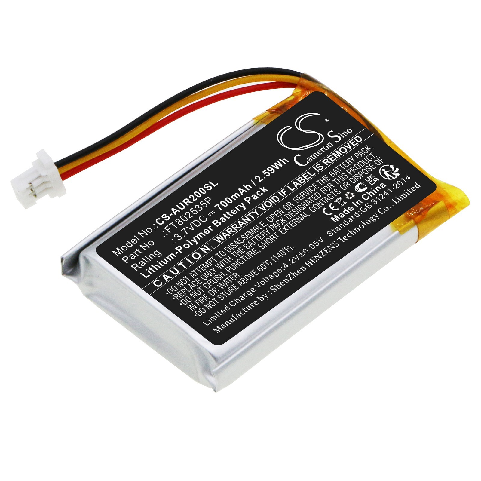 BATTERIE Li-Polymer 700mAh Type FT802535P For Asus ROG STRIX IMPACT II