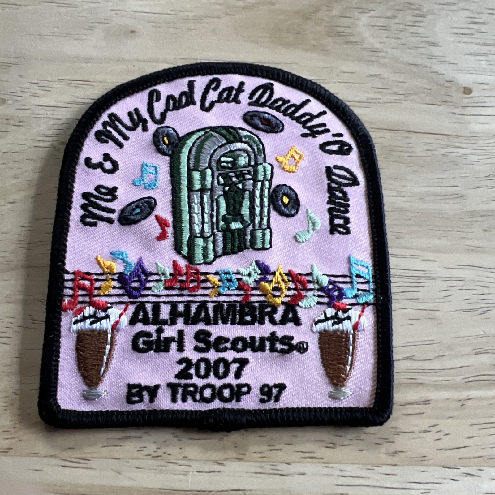 2007 Girl Scout Troop 97 Me And My Cool Kat Daddy Patch