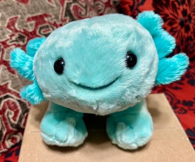 Build-A-Bear Axolotl Mint Green Plush Exclusive 19"