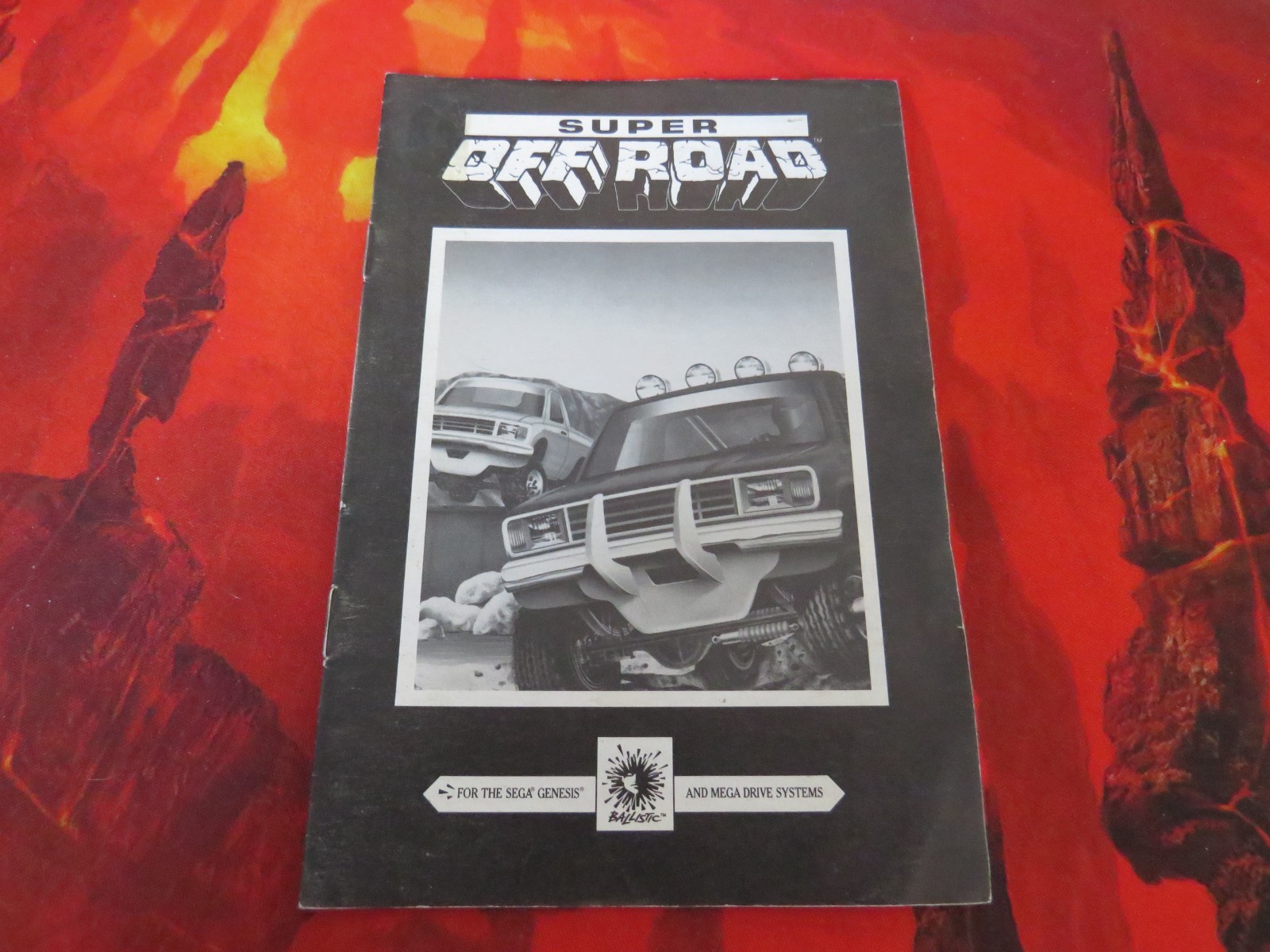 Super Off Road Genesis Manual Instruction Booklet NO GAME!!