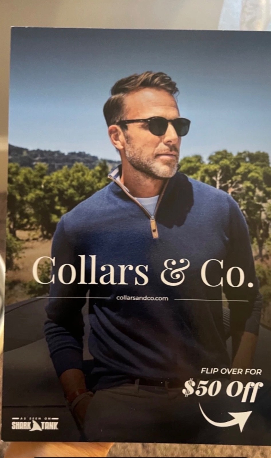 Collars and Co Mens Polo Shirt Sweater Coupon Promo Code Discount $50 OFF $75