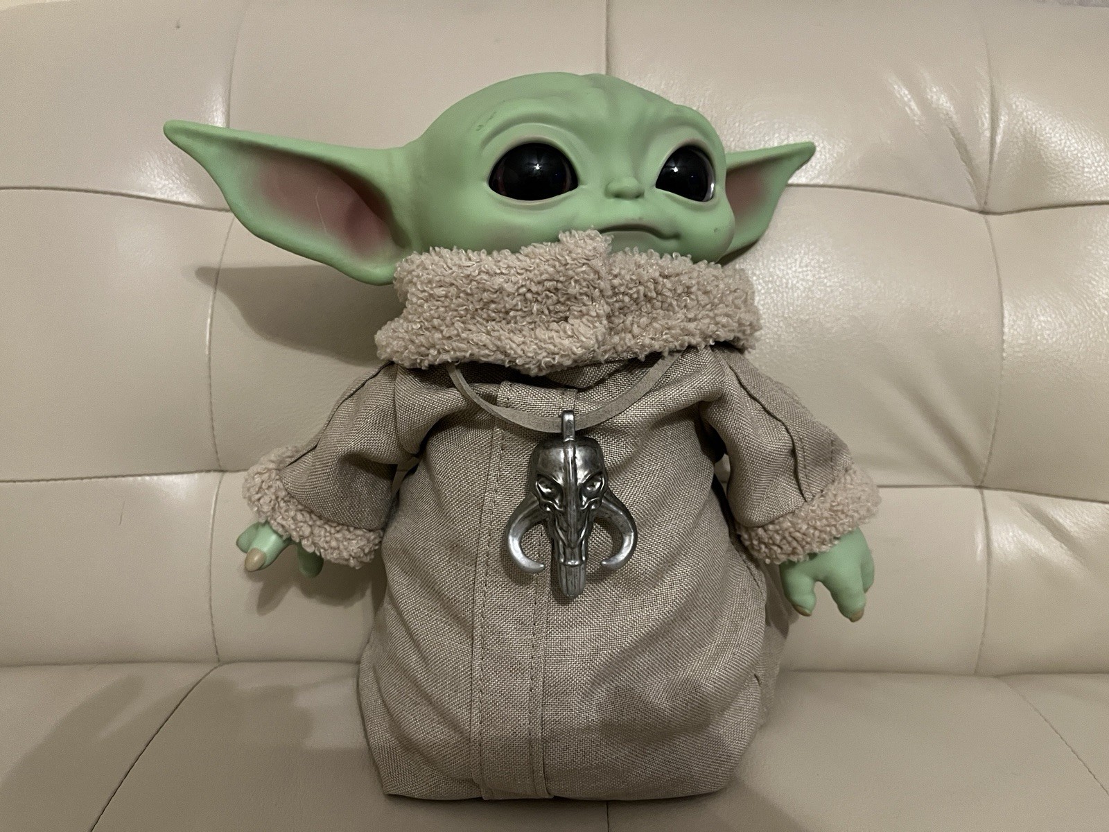 Star Wars The Mandalorian Grogu The Child 13" Plush Doll 2020 Mattel w/ pendant