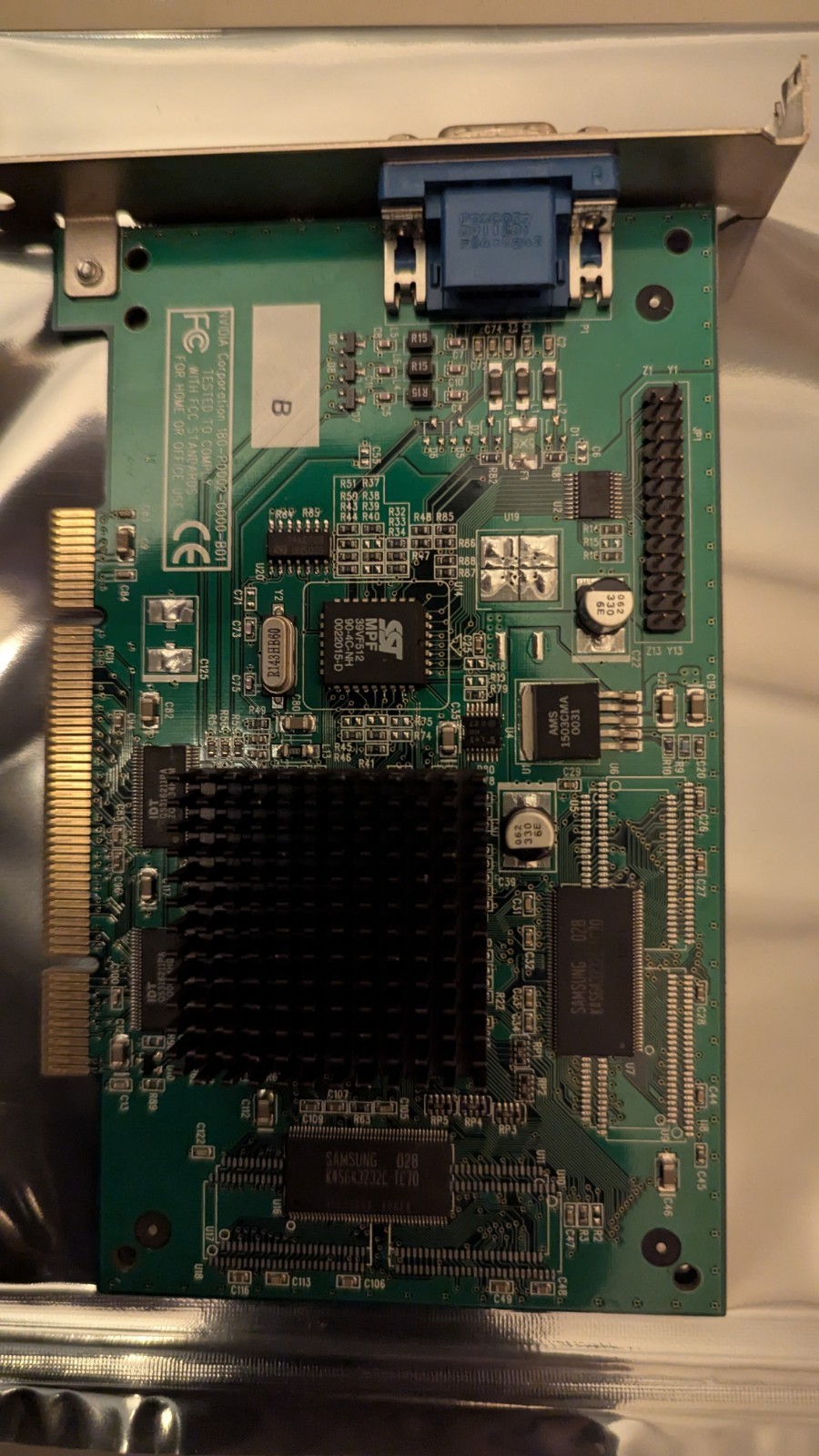 Dell Nvidia TNT2M64 16MB PCI VGA RETRO VIDEO CARD