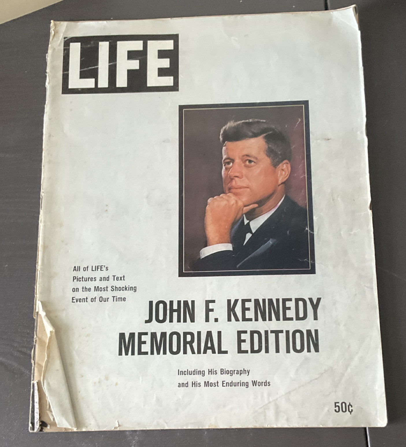 Life John F. Kennedy Memorial Edition 1963 Illustrated English Magazine
