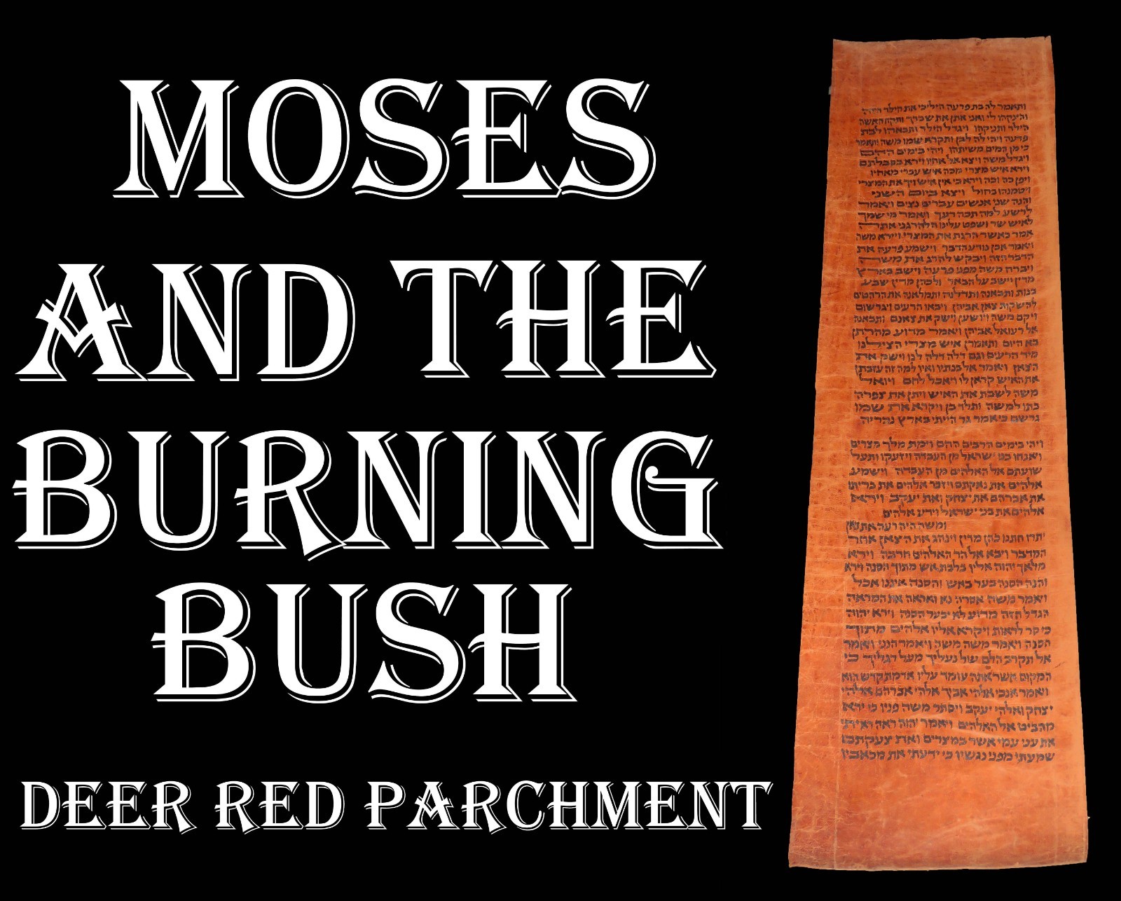 TORAH SCROLL BIBLE MANUSCRIPT VELLUM/LEAF FROM YEMEN 400 YRS OLD red parchment