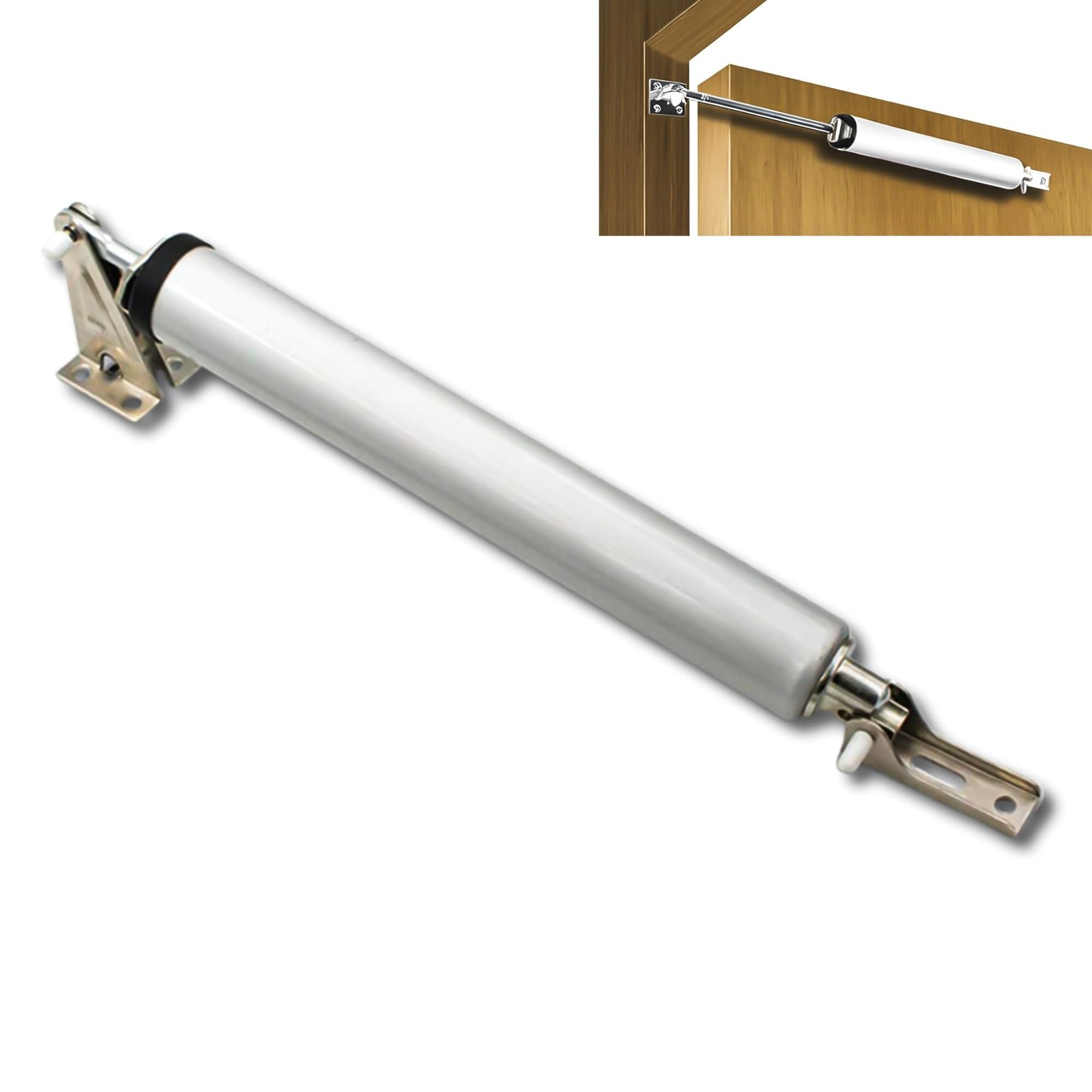 Heavy Duty Screen & Storm Door Closer Kit  Adjustable Spring Tension Mechanis...