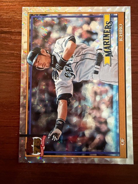 2026 Topps 1991 Anniversary Ichiro Crackle