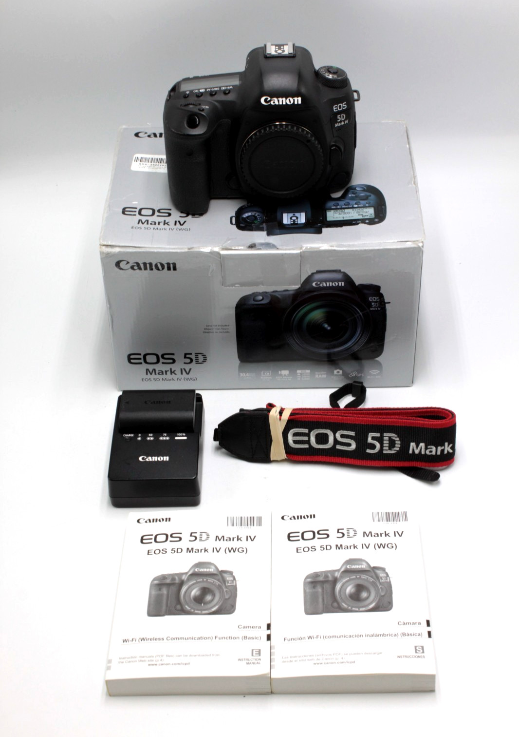 USED Canon EOS 5D Mark IV 30.4MP DSLR - SC 120,000 - GOOD CONDITION #0074H