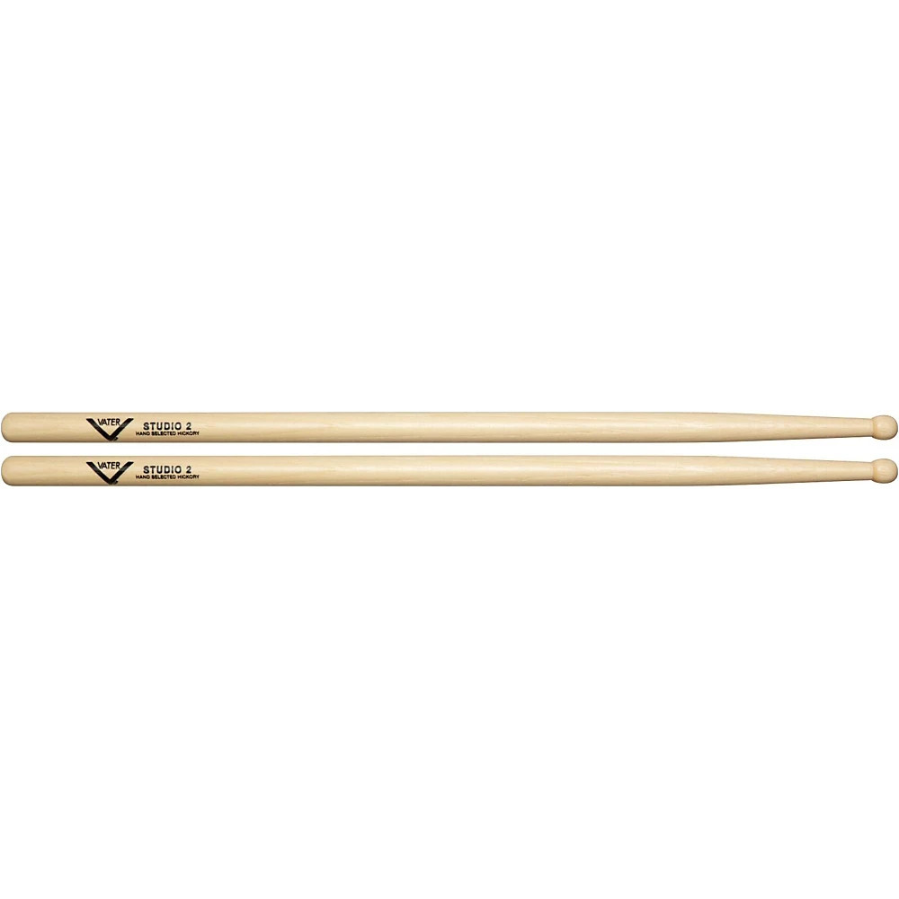 Vater American Hickory Studio 2 Drumsticks  Wood